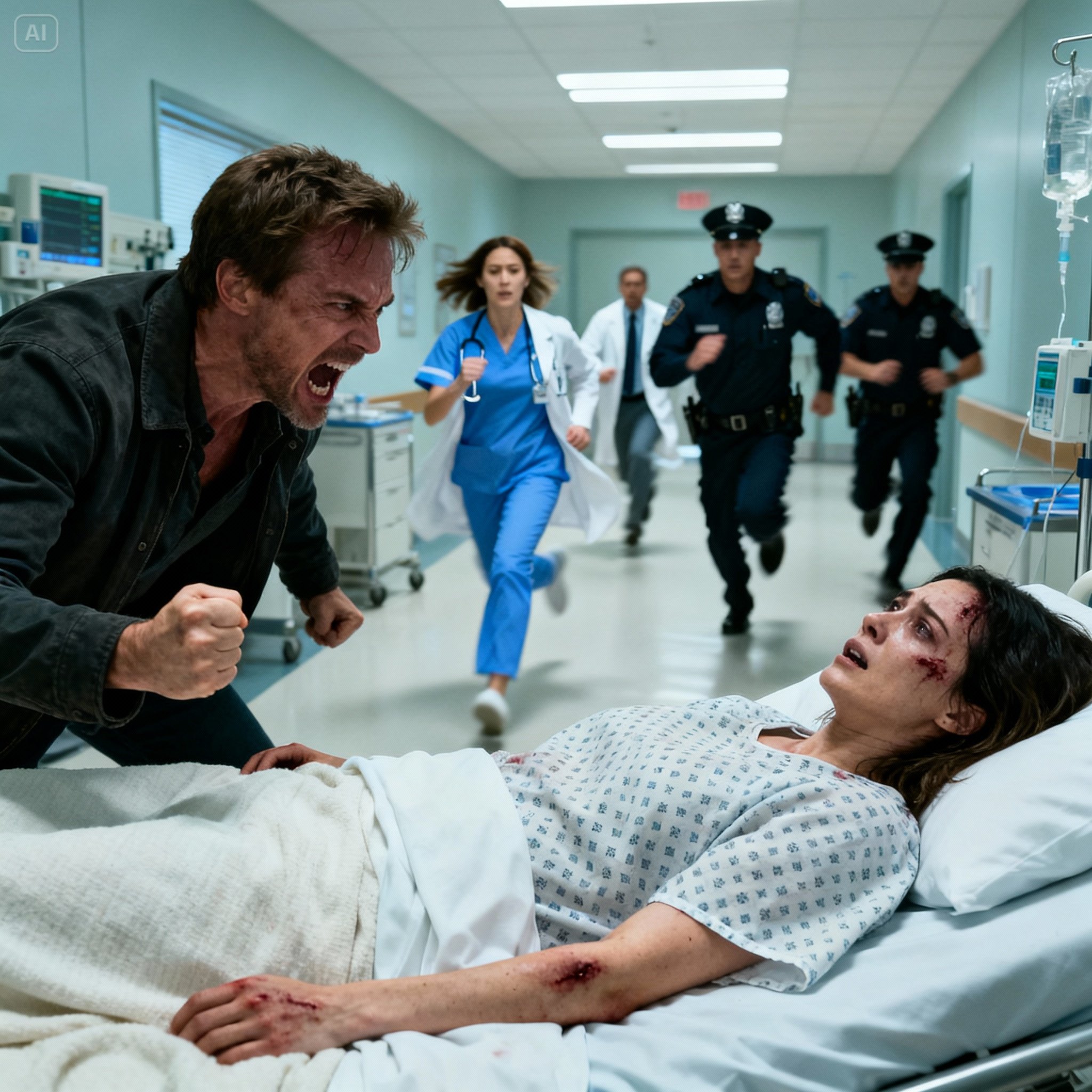 After a serious car accident, I was rushed to the hospital. My husband burst into the room beside himself, filled with rage.