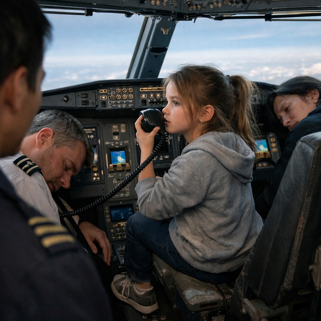 Both pilots were unconscious at 38,000 feet. Then an 11-year-old girl entered the cockpit and whispered a codeword that froze the Air Force in its tracks…