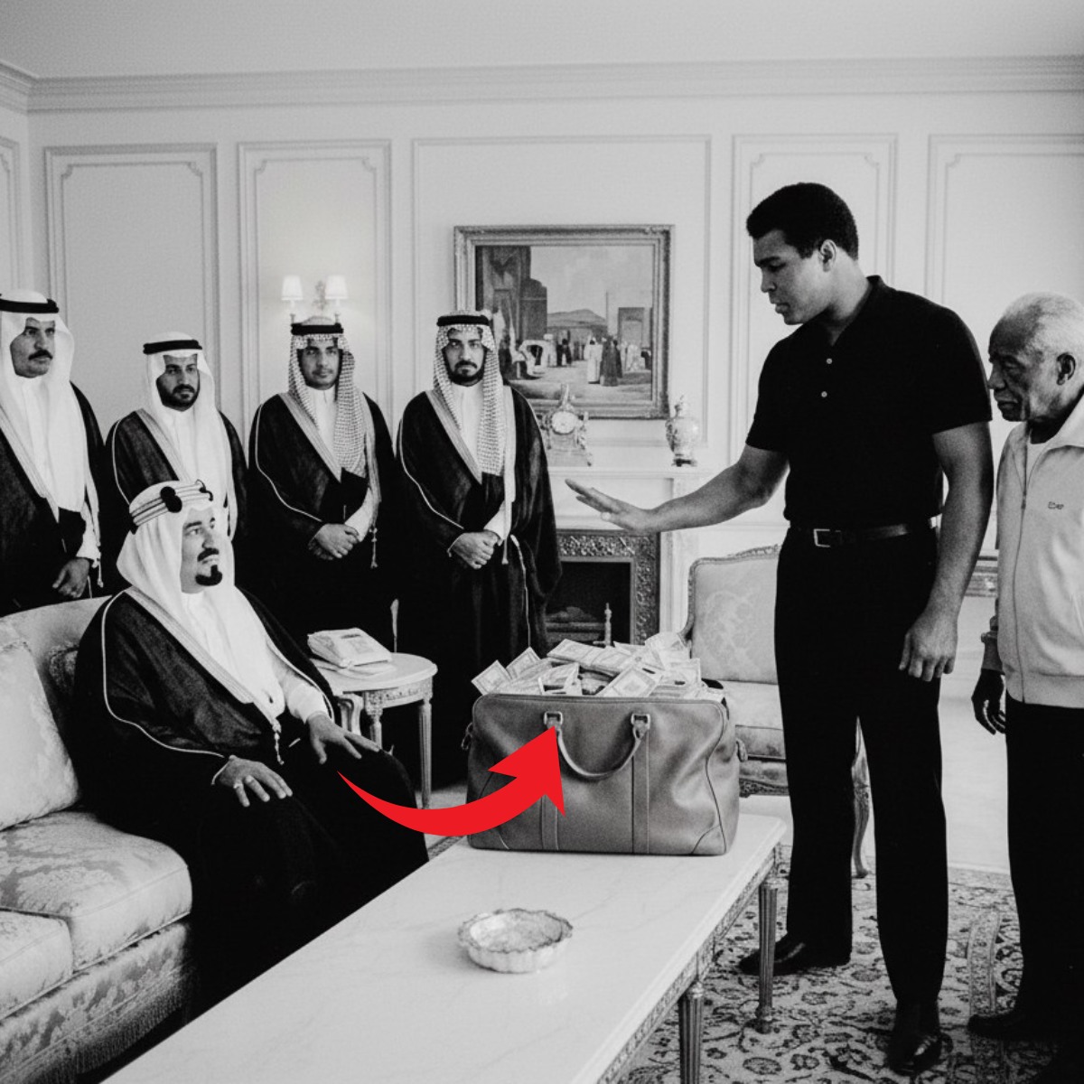 “The King put 100 million on the table and a golden palace. Muhammad Ali’s only condition was to betray his homeland.”