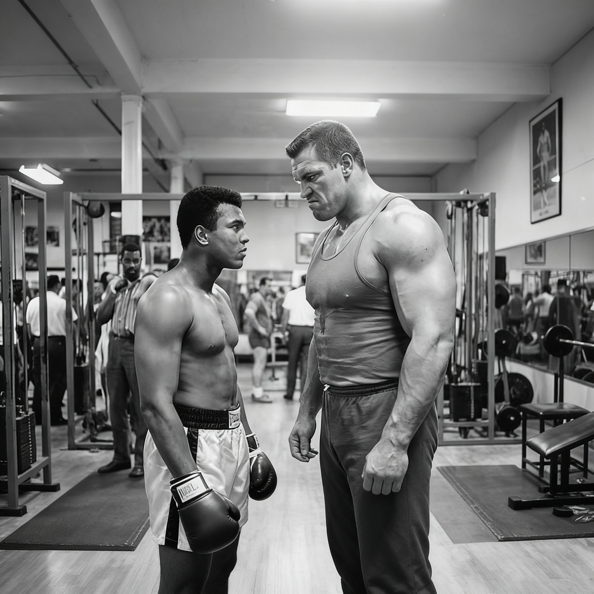 “You’re too old and slow”: A 285-pound wrestler challenged Muhammad Ali in his own gym… and regretted it 10 seconds later