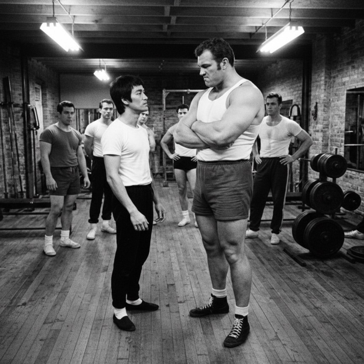 “The 250-pound bodybuilder laughed at Bruce Lee and told him: ‘You’re too small.’ 10 seconds later, he was on his knees begging for air.”
