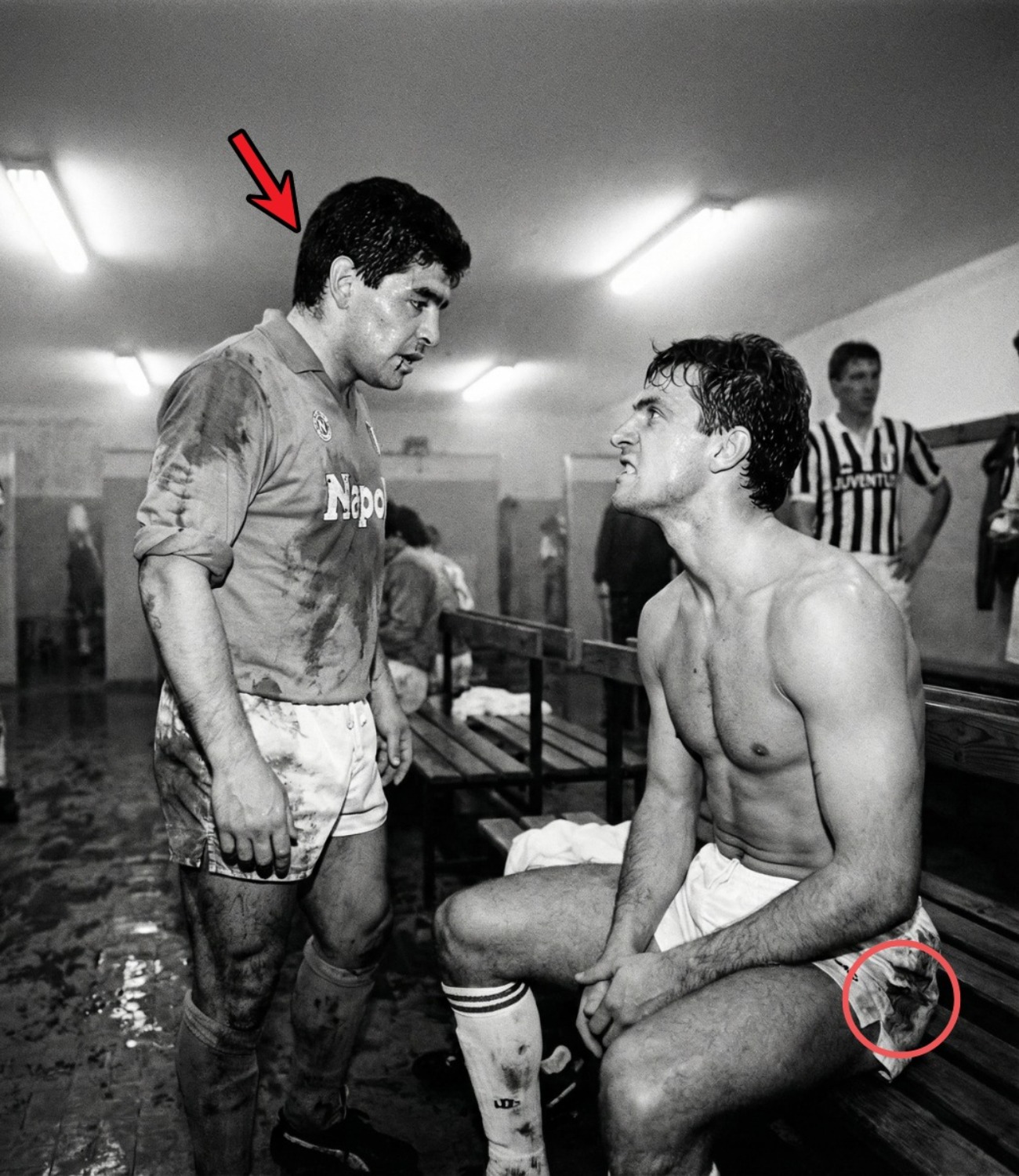 20 RIVAL PLAYERS WANTED TO DESTROY HIM, BUT DIEGO MARADONA ENTERED THEIR LOCKER ROOM ALONE AND DID SOMETHING NO ONE WOULD EVER FORGET…