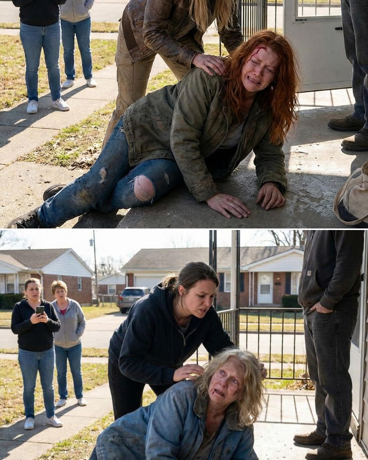 My son-in-law punched me to the floor. My daughter dragged me out by my hair while neighbors watched. Get out, it’s 3 million, she said. They thought no one would interfere. But someone called 911. When the police arrived, their entire life fell apart.