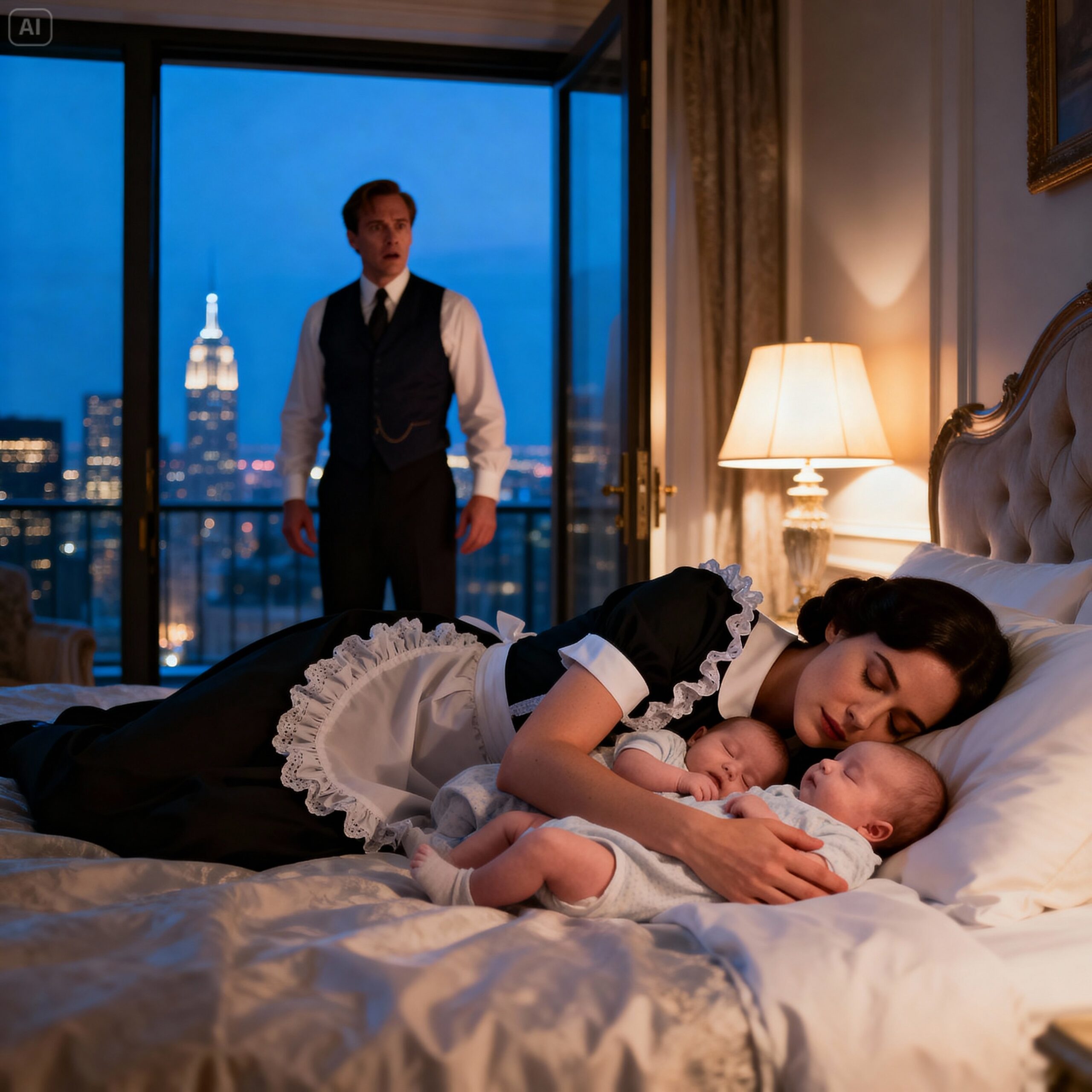 The billionaire’s twins had been sleepless for months, until a maid uncovered a solution no one expected.