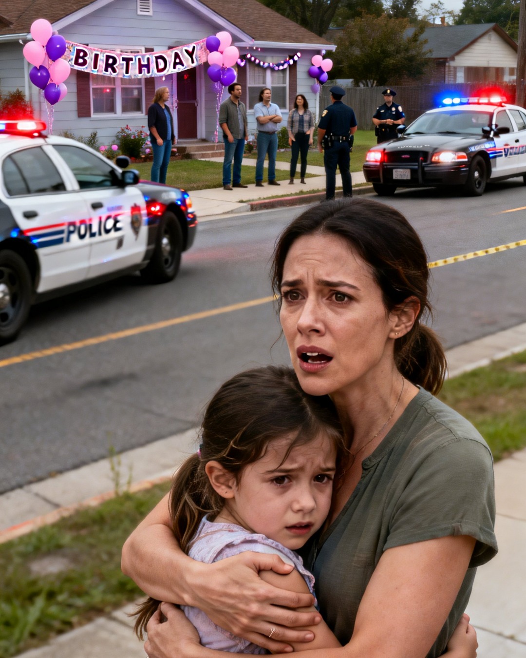 My husband screamed at me over the phone: ‘Grab the girl and run now!’ — Ten minutes later, the police surrounded the entire house