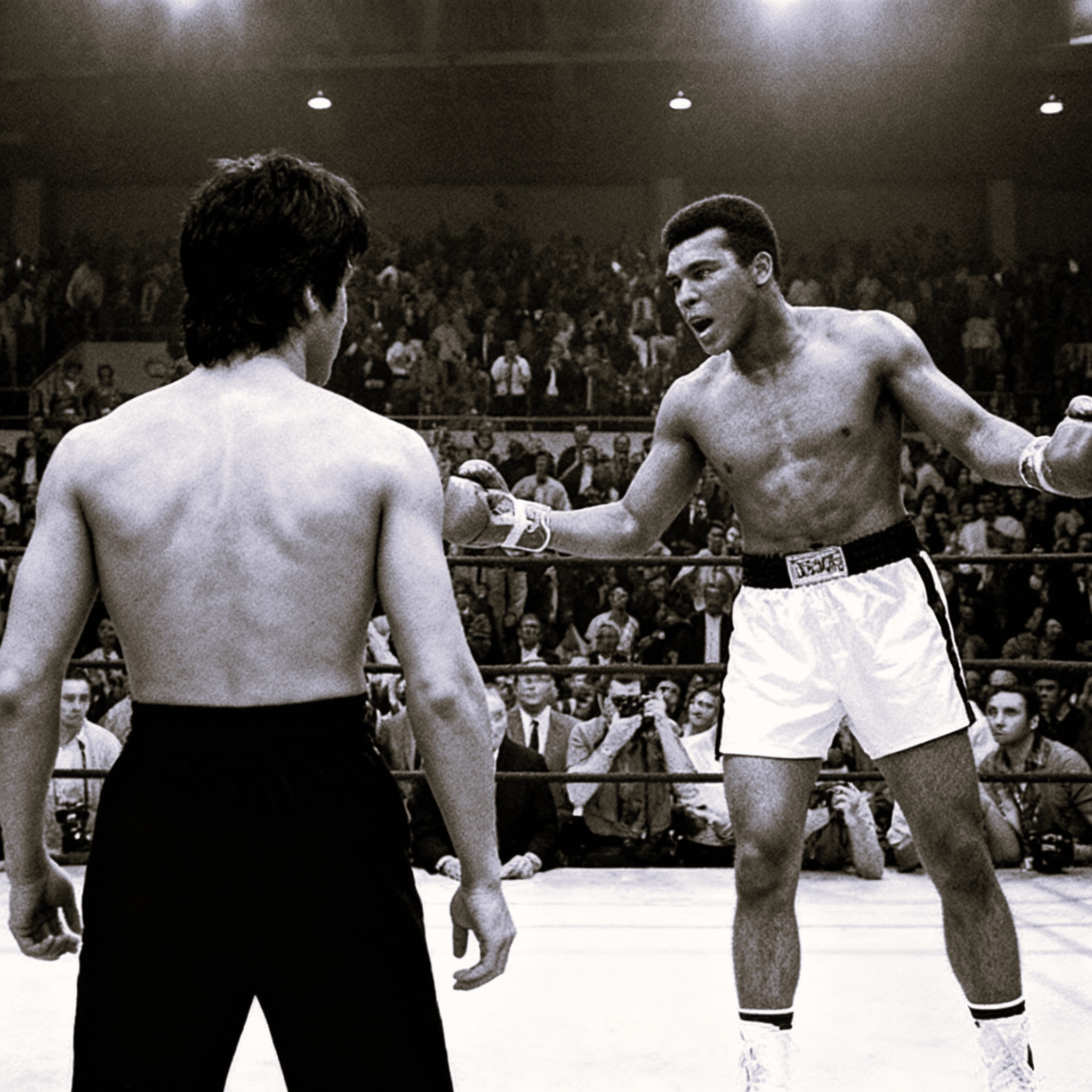Muhammad Ali dropped his guard and said to Bruce Lee, “Hit me.” Three seconds later, the champion was on his knees struggling to breathe.