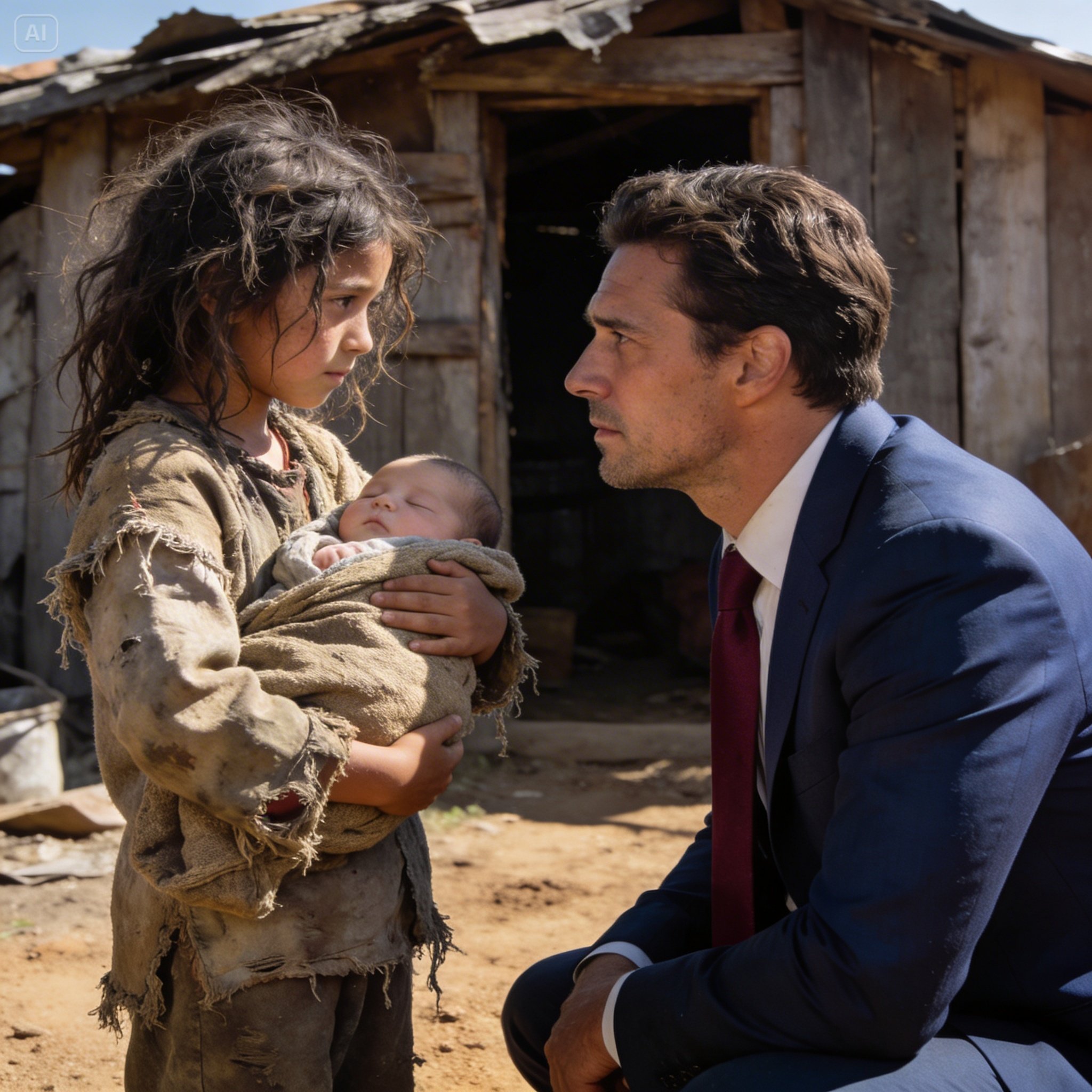 The millionaire could not have children, but upon finding two abandoned children, everything changed forever.