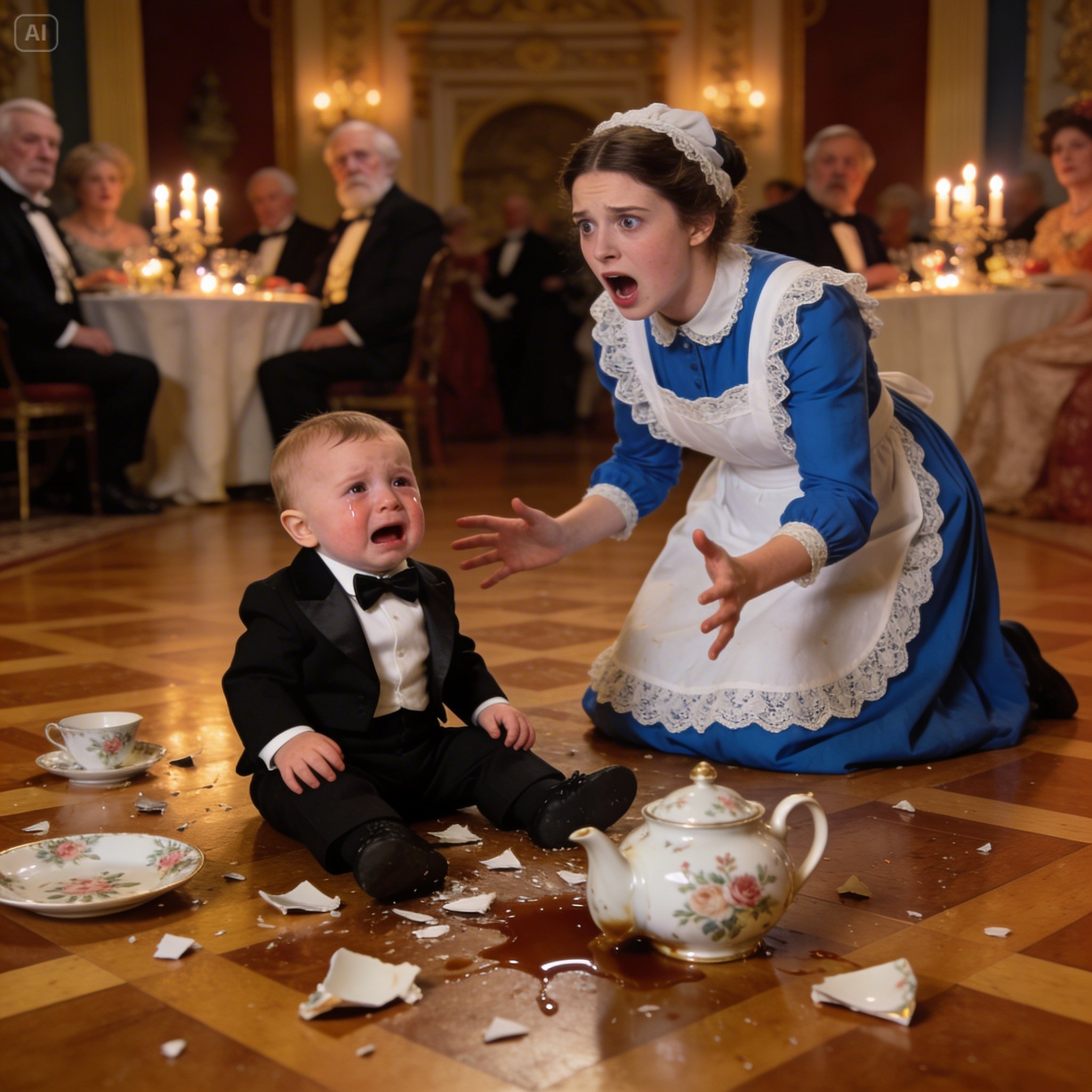 He was smashing plates in a luxury restaurant and even his millionaire father couldn’t stop him. Until a waitress approached and taught him a lesson that money can’t buy.