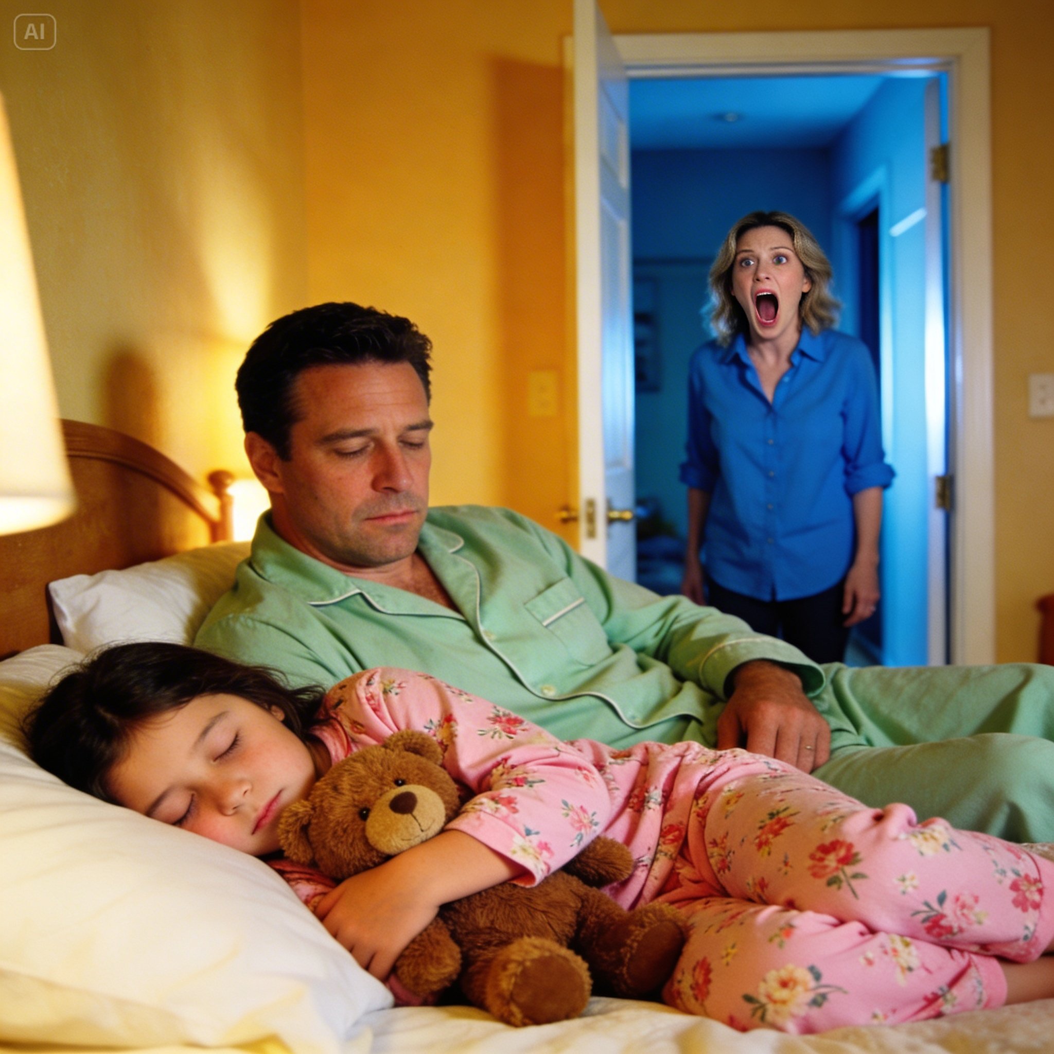 My eight-year-old kept telling me her bed felt “too tight.” At 2:00 a.m., the camera finally showed me why.