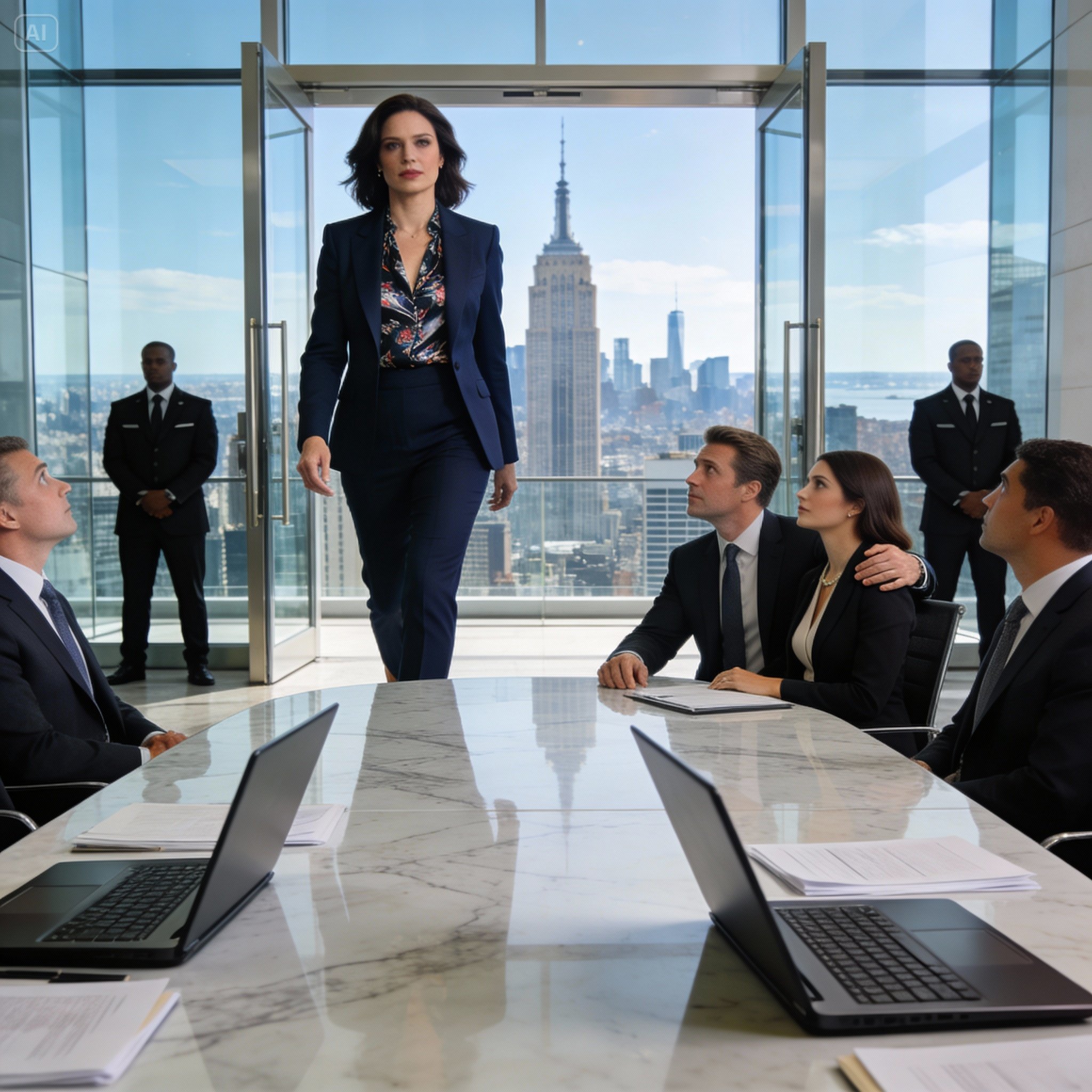 He Took His Mistress To A Client Meeting—The Shock Came When The New CEO Was His Own Wife At Last…