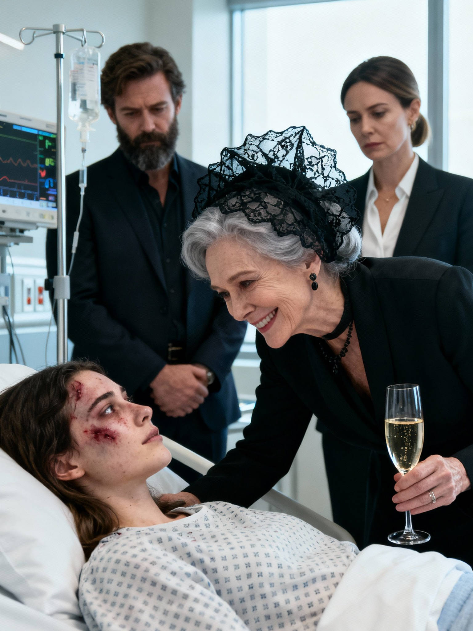 Elena died in childbirth while her husband and mother-in-law toasted with champagne to her fortune. What they didn’t expect was that the heart monitor hid a secret that would destroy them forever.