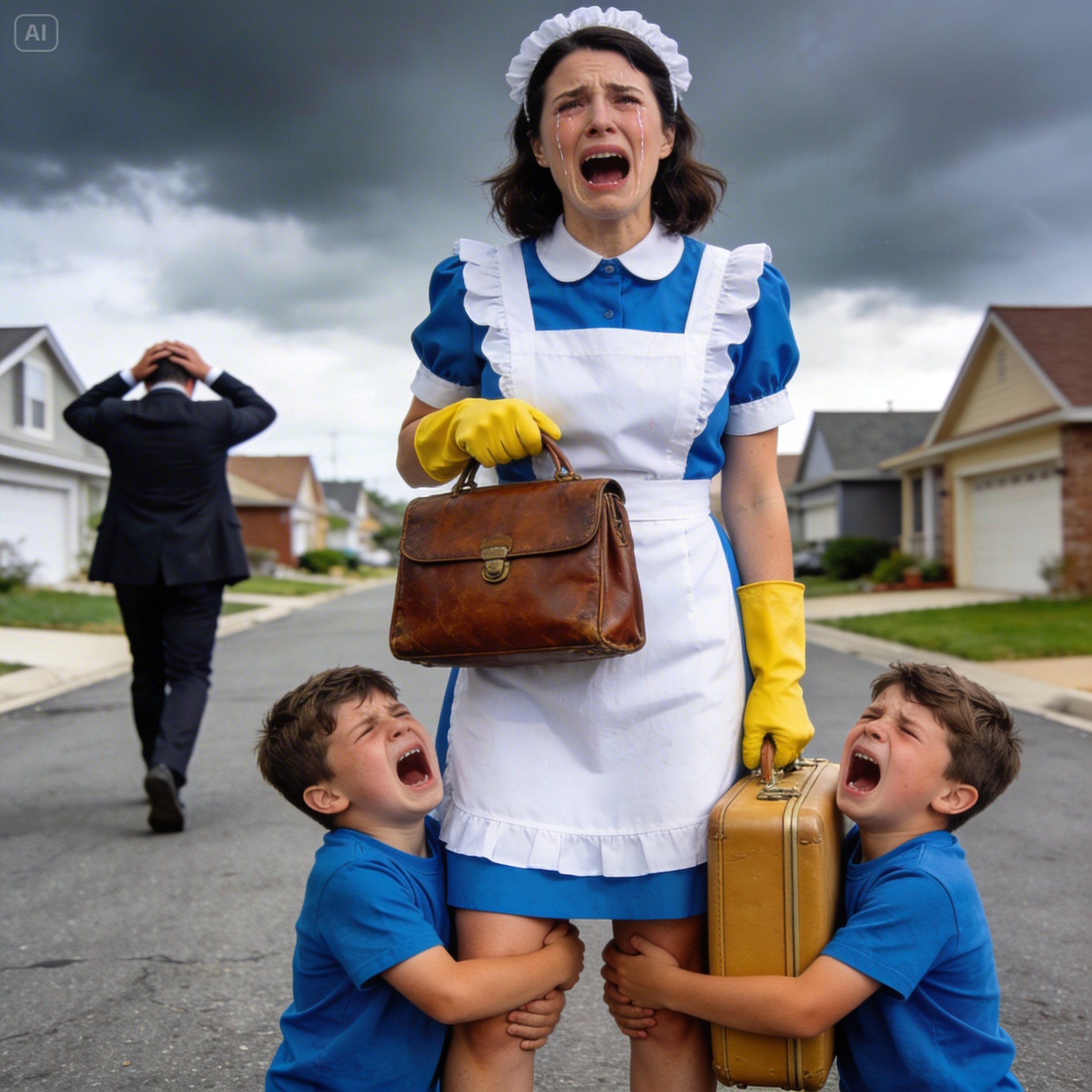 The millionaire fired her, calling her a “thief,” without knowing she was the only shield protecting his children… What the triplets screamed in the street made his blood run cold and changed his life forever.