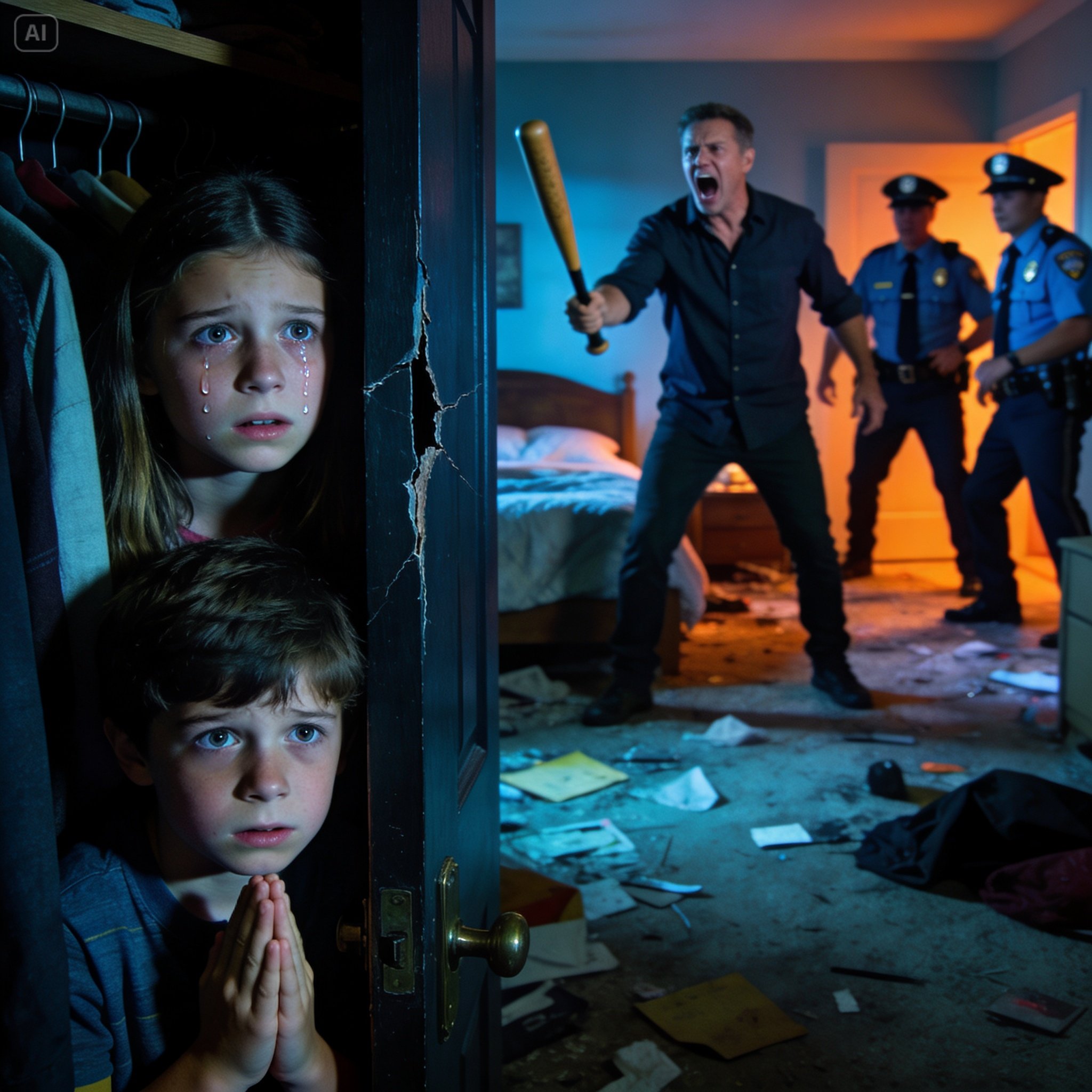 A terrified girl called 911: “My dad and his friend are drunk… they’re doing it to mom again!” When the police arrived minutes later, what they found inside left them frozen in horror…