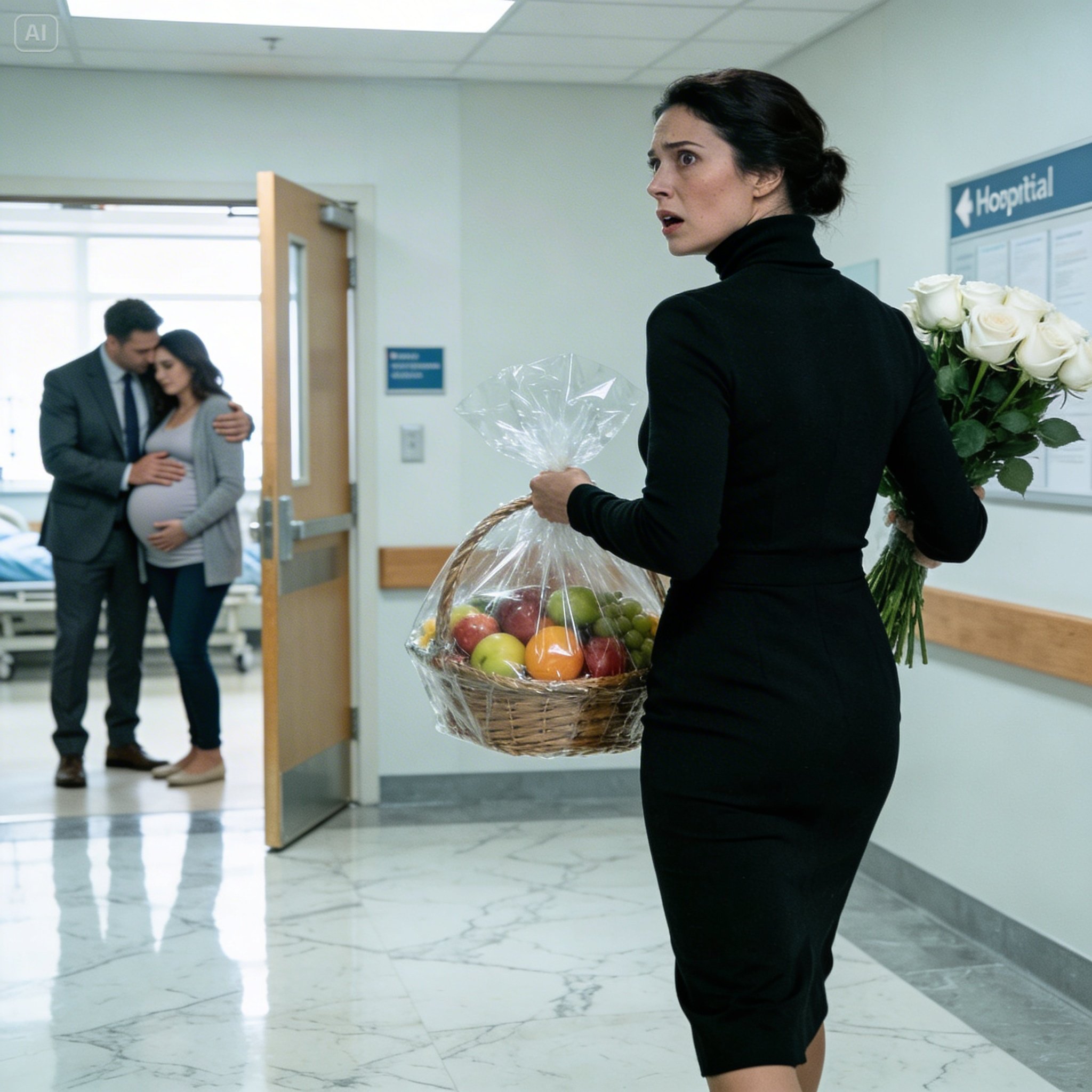 My husband said he was “on a business trip” — but when I went to the hospital to visit my sick friend, I suddenly heard her voice behind the door… And what I heard made my blood run cold.