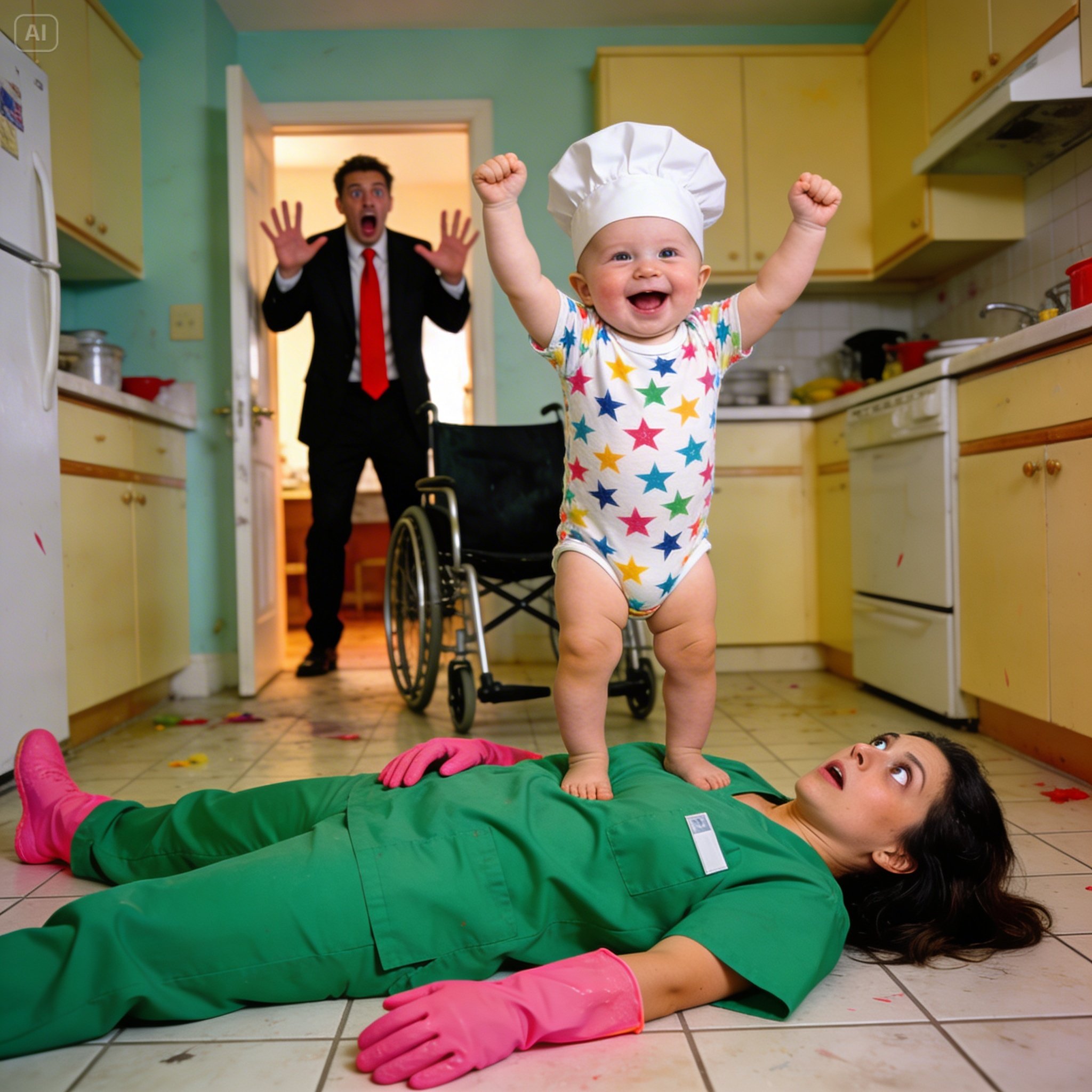 “Roberto, that girl does strange things. Yesterday I heard shouting and then music.”