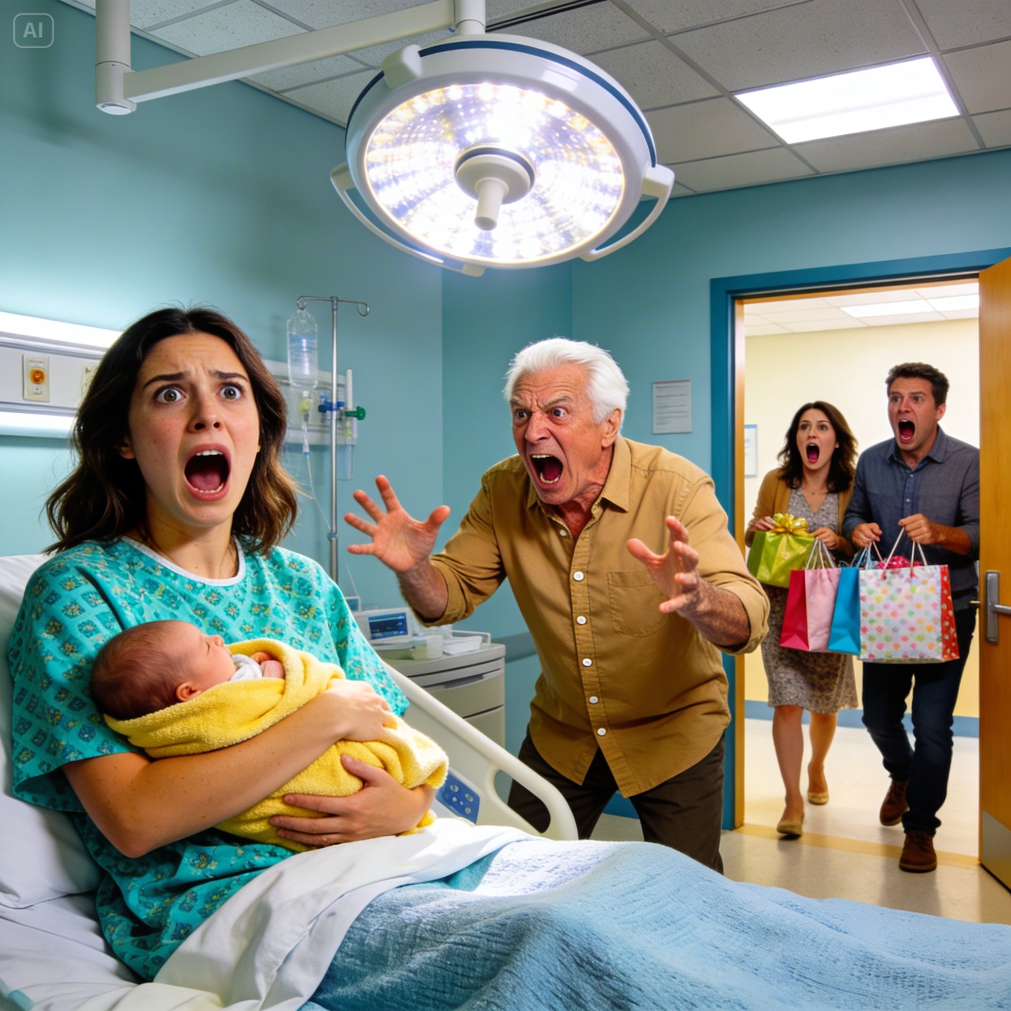 As my grandfather walked in after I gave birth, his first words were, “My dear, wasn’t the 250,000 I sent you every month enough?”