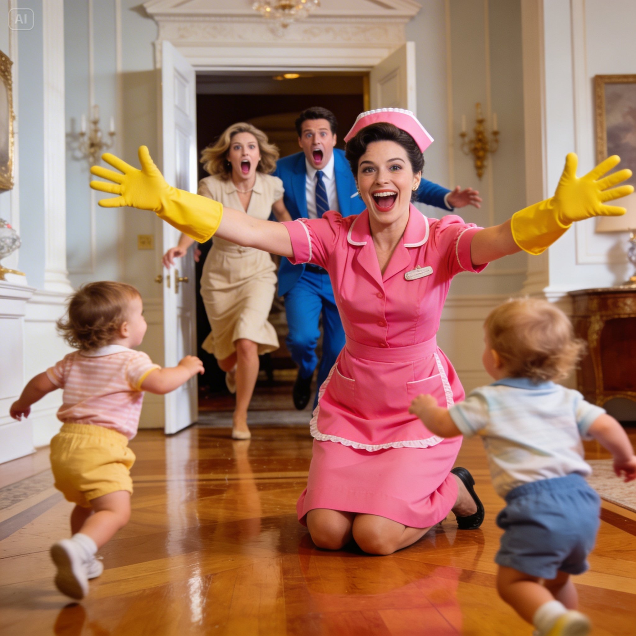 The Millionaire’s Triplets Burst Into Tears When They Saw the Housekeeper… And What He Did Next Changed Everything