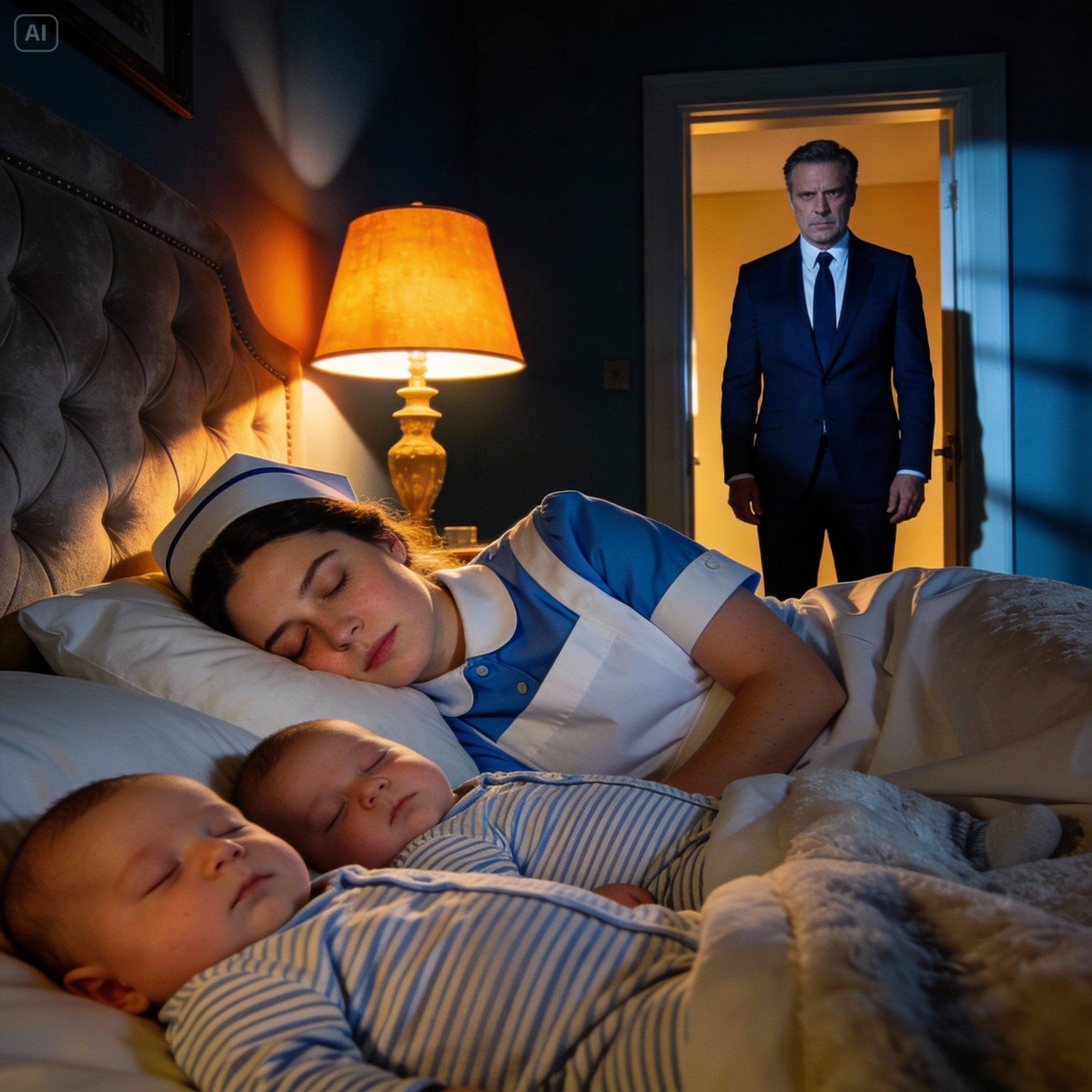 “The Millionaire Hated his Twins for the Death of his Wife, but the New Employee Discovered the Secret He Hid Behind the Forbidden Door”