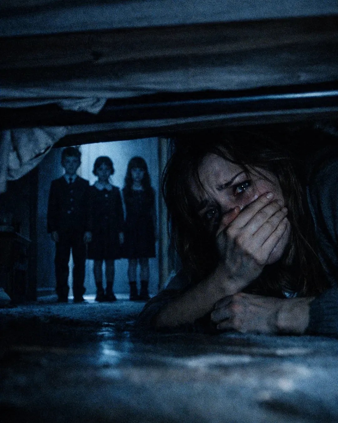 My neighbor kept telling me she saw my daughter at home during school hours—so I pretended to leave for work and hid under her bed. What I heard next made my bl00d run cold.