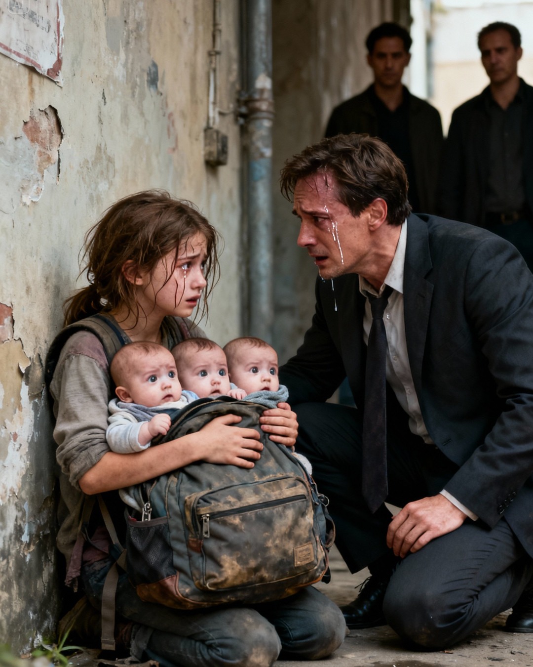 POOR GIRL FINDS ABANDONED TRIPLETS… UNAWARE THEY ARE THE LOST CHILDREN OF A MILLIONAIRE