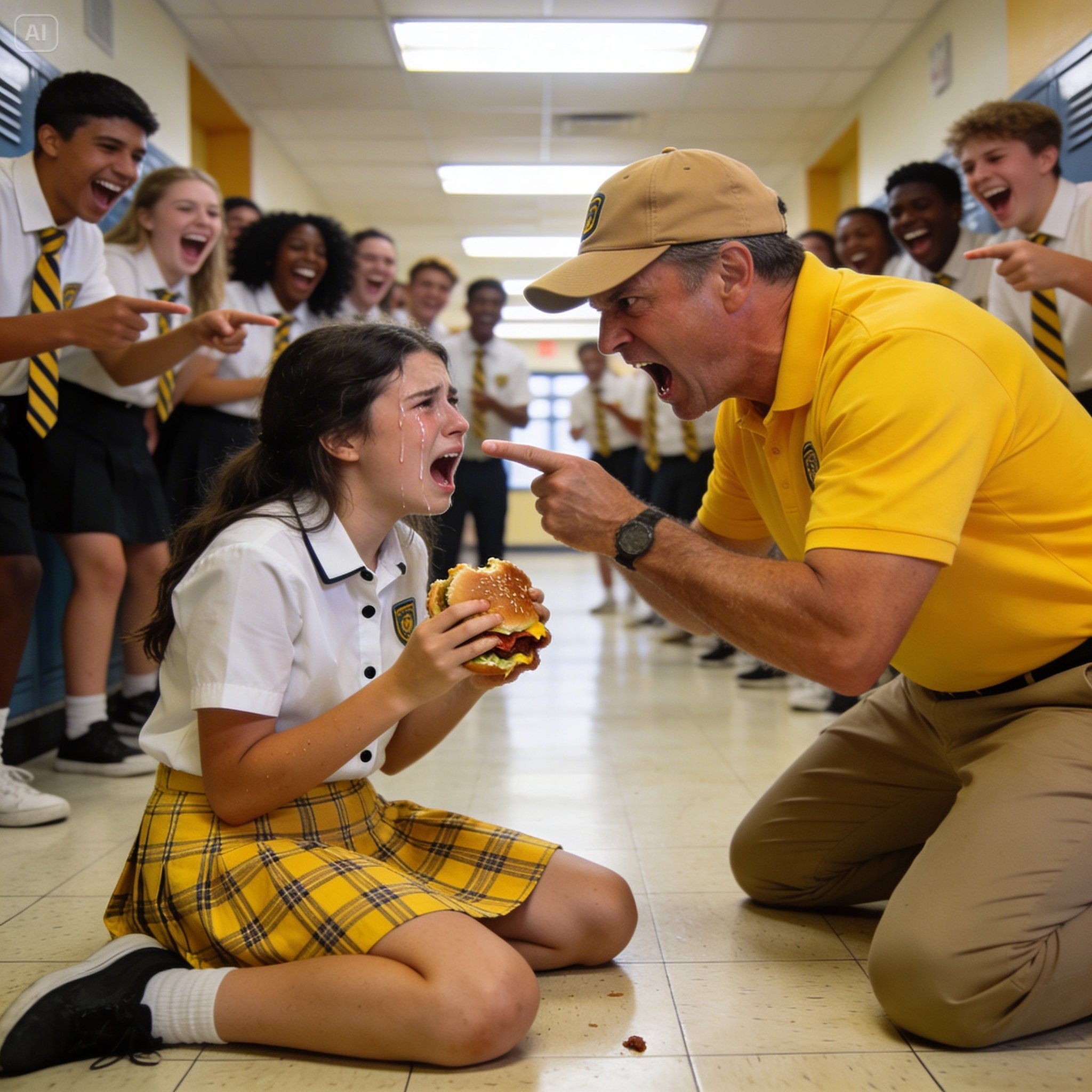 THE BILLIONAIRE FATHER VISITED THE SCHOOL CANTEEN AND SAW HIS DAUGHTER EATING LEFTOVERS — WHAT HE DID NEXT SH0CKED THE ENTIRE SCHOOL
