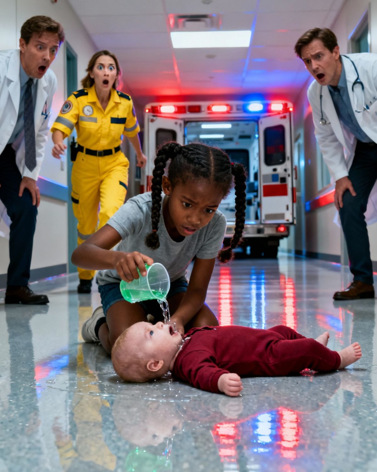 The Doctors Couldn’t Help the Billionaire’s Baby at the Hospital… Until a Poor Black Girl Did What No One Else Dared