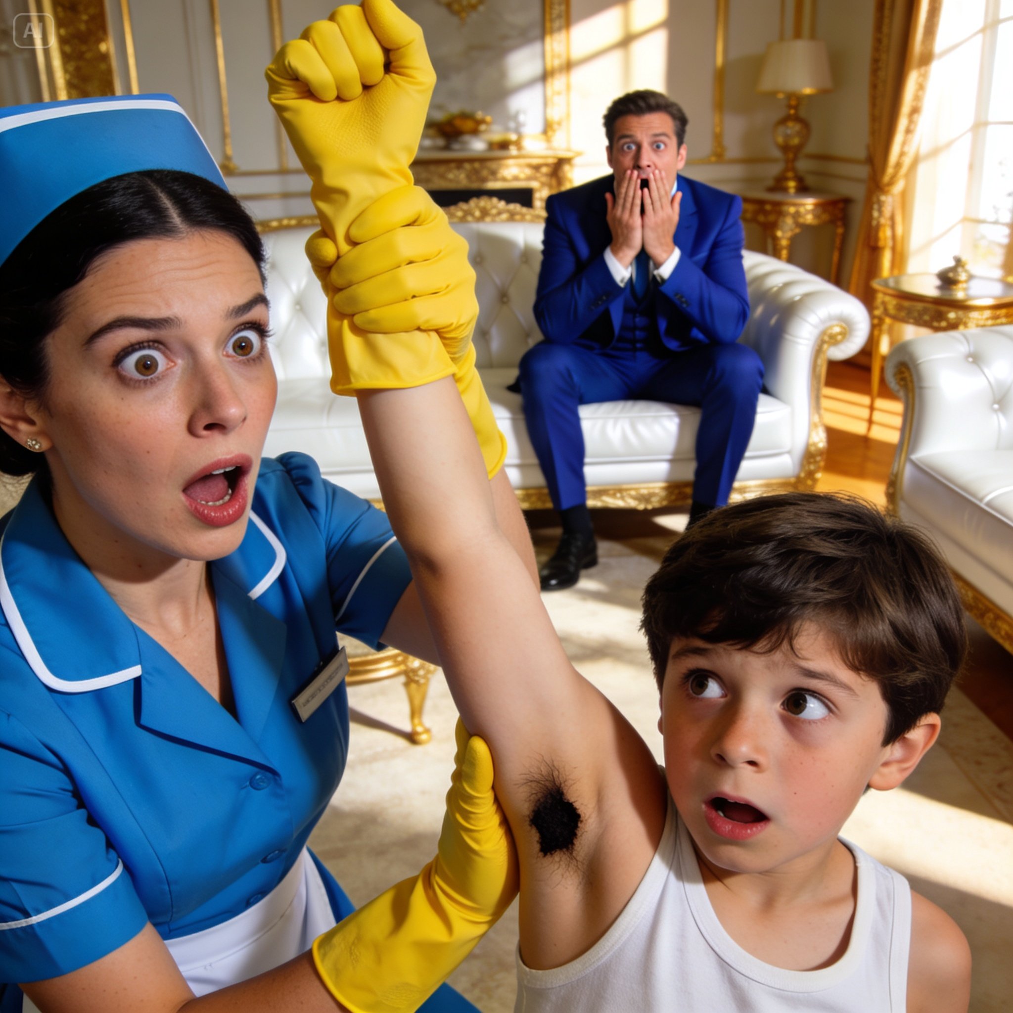 Every morning, the billionaire’s baby grew weaker, until the maid found something under his arm…