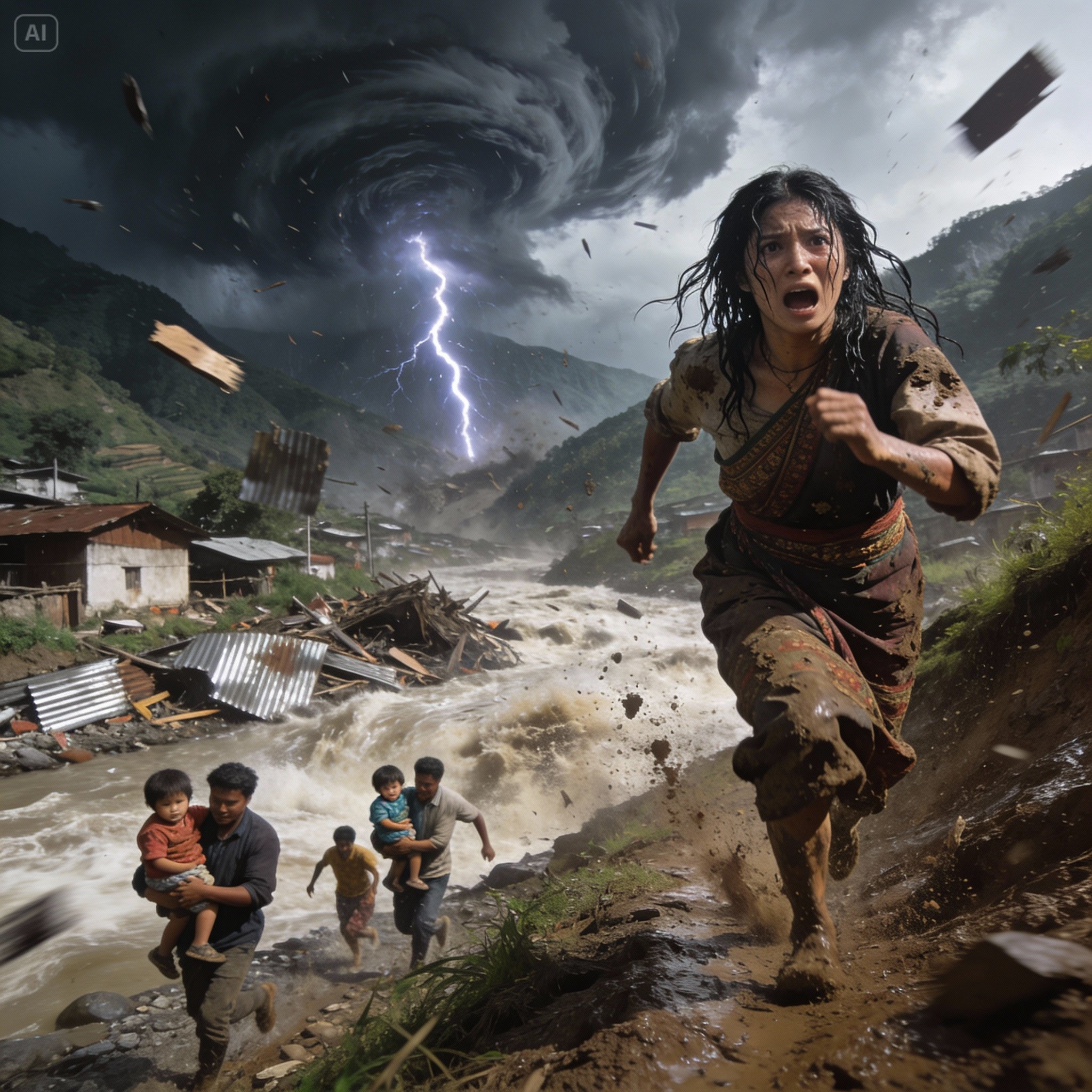 They called her crazy for living in a cold cave instead of enduring the town’s mockery. But when the hurricane swept everything away…