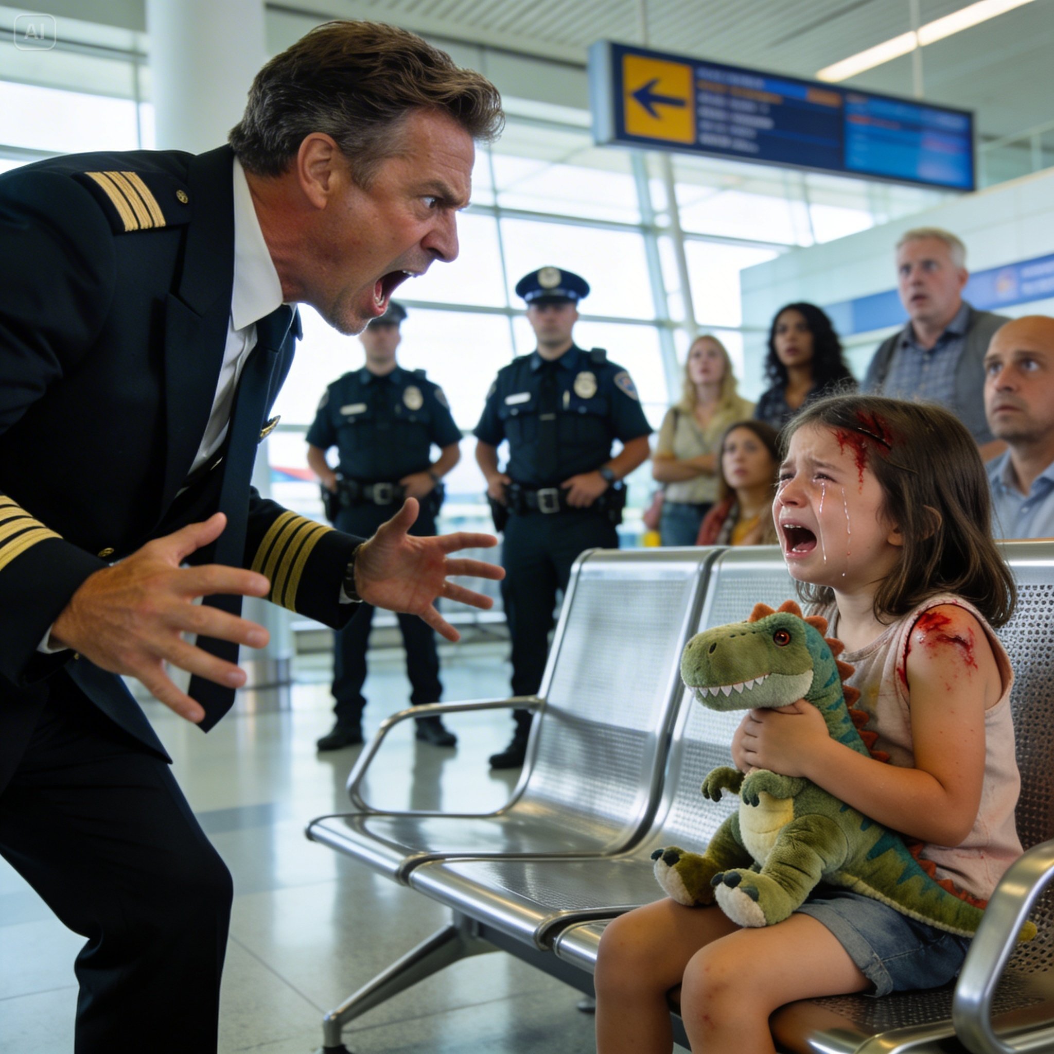 At the airport as we were about to check in for our family vacation, my parents suddenly told me they’d forgotten my passport and said: ‘Go get it while we handle everything here.’ When i rushed back an hour later, i found my 6-year-old daughter sitting alone as airport security was questioning her about missing parents. I asked her what happened and she tearfully said: