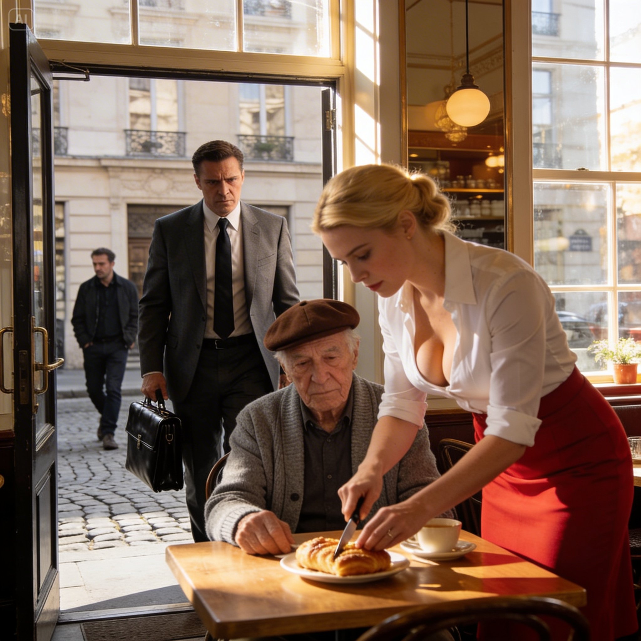 She took care of a lonely old man without asking for anything in return. When he died, his grandson appeared with lawyers and a letter no one expected…