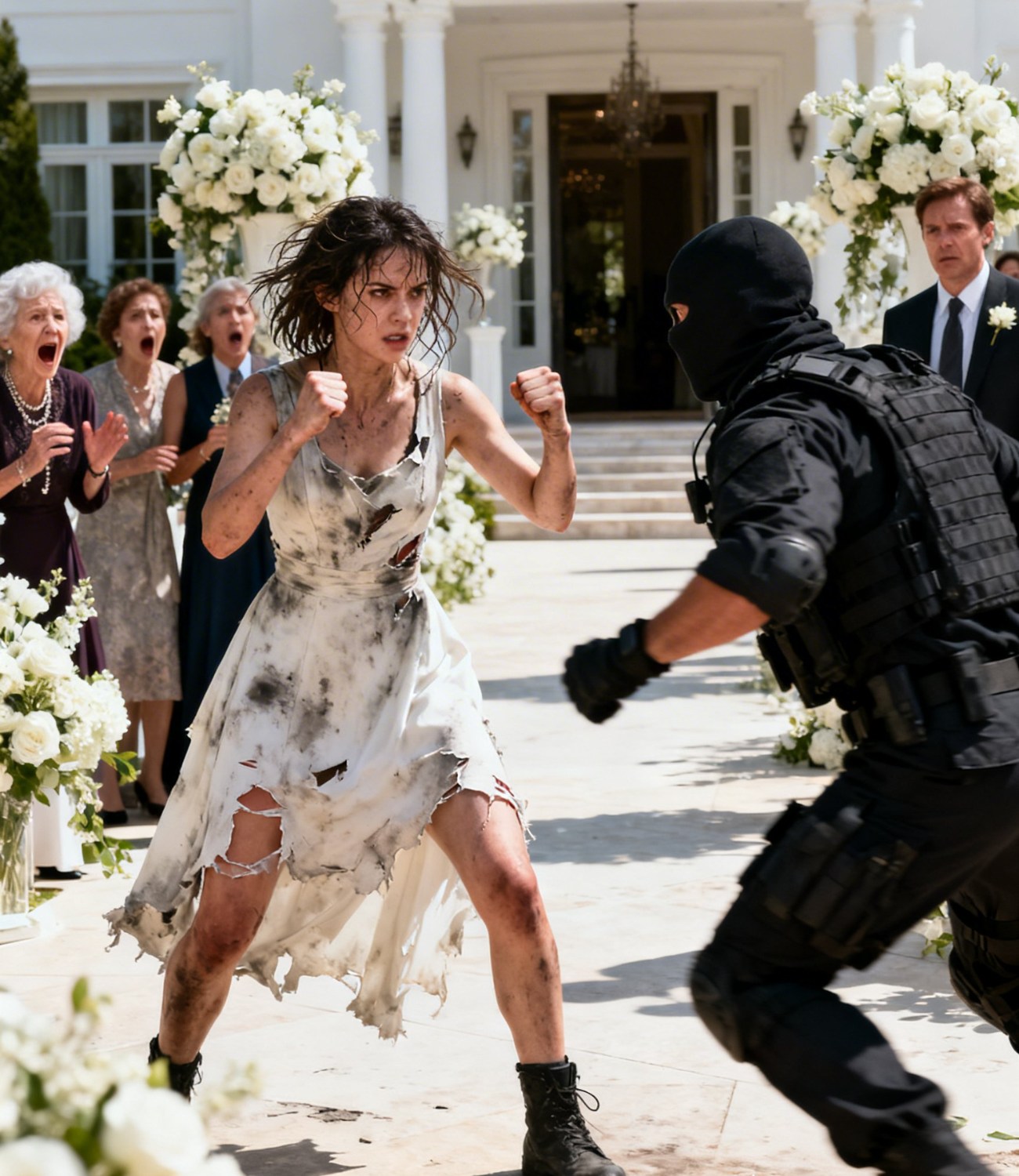 They mocked the billionaire’s bride, and the attack on their wedding revealed her secret.