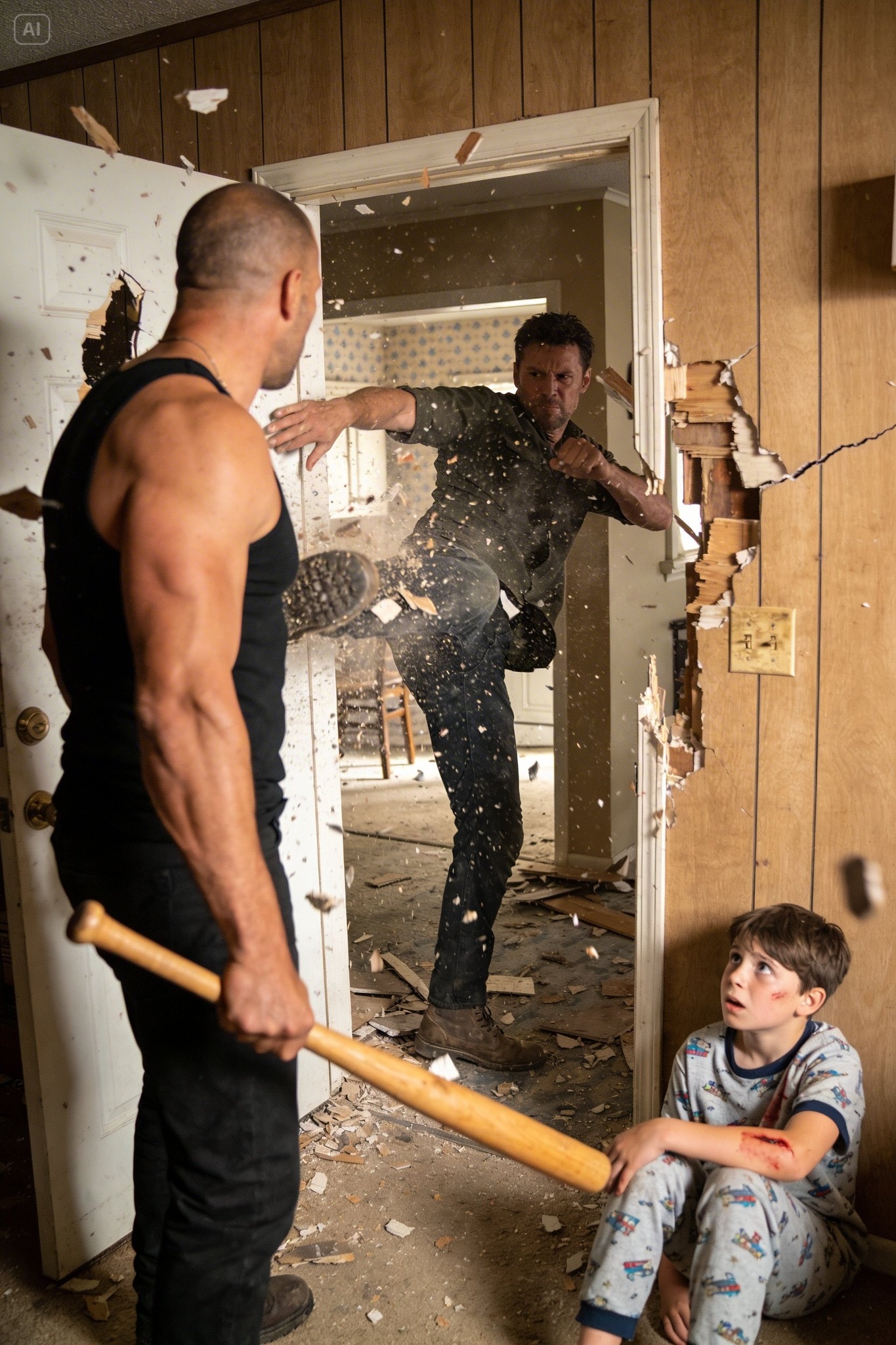 “Daddy… Mommy’s boyfriend hit me with a baseball bat. He said if I cry, it’ll hurt more…”