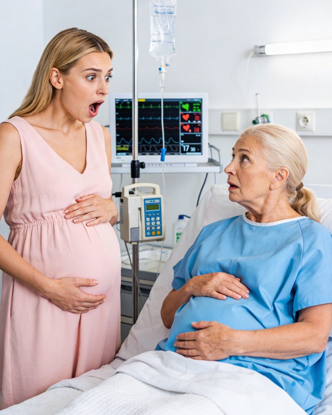 My mother-in-law and I were hiding in the same clinic… until I heard her name and understood that the secret I was carrying inside wasn’t the only one that was going to destroy us.