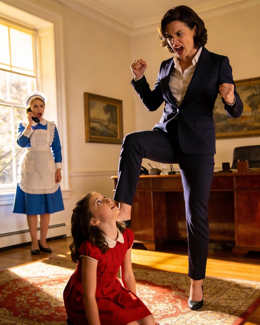 The housekeeper called in a panic: “You need to come home right now, sir… she’s going to destroy her.”