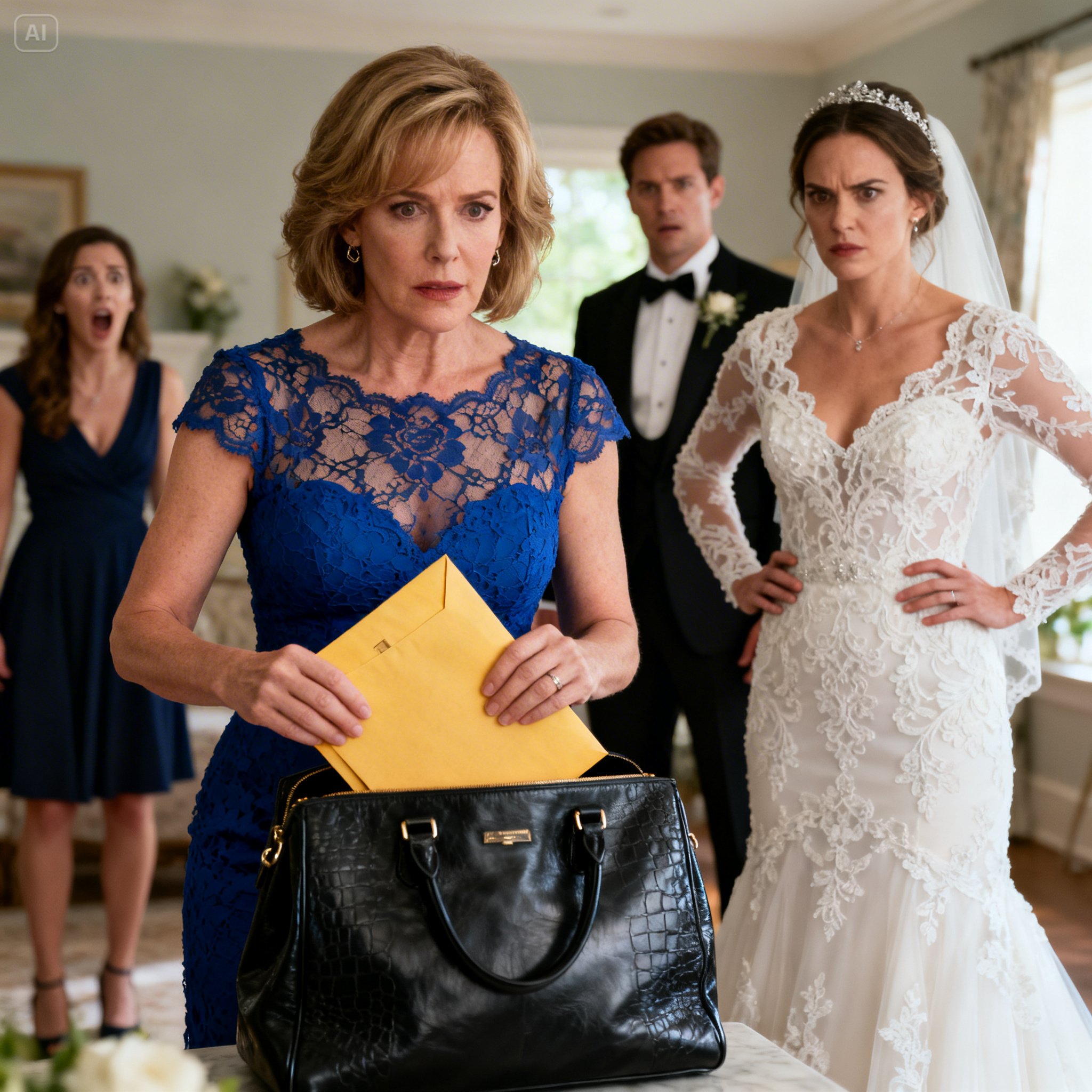 At my son’s wedding, the bride curled her lip and whispered with contempt: “Sit by the kitchen doors; your face will ruin the family photos.” My seat ended up occupied by a stranger. I just smiled, walked to the gift table, and slid the $25,000 check back into my purse. Leaning toward her, I whispered: “Don’t worry… I’ll stay out of your life forever.” Three hours later, the band, the bar, and the flowers disappeared… along with something much larger.