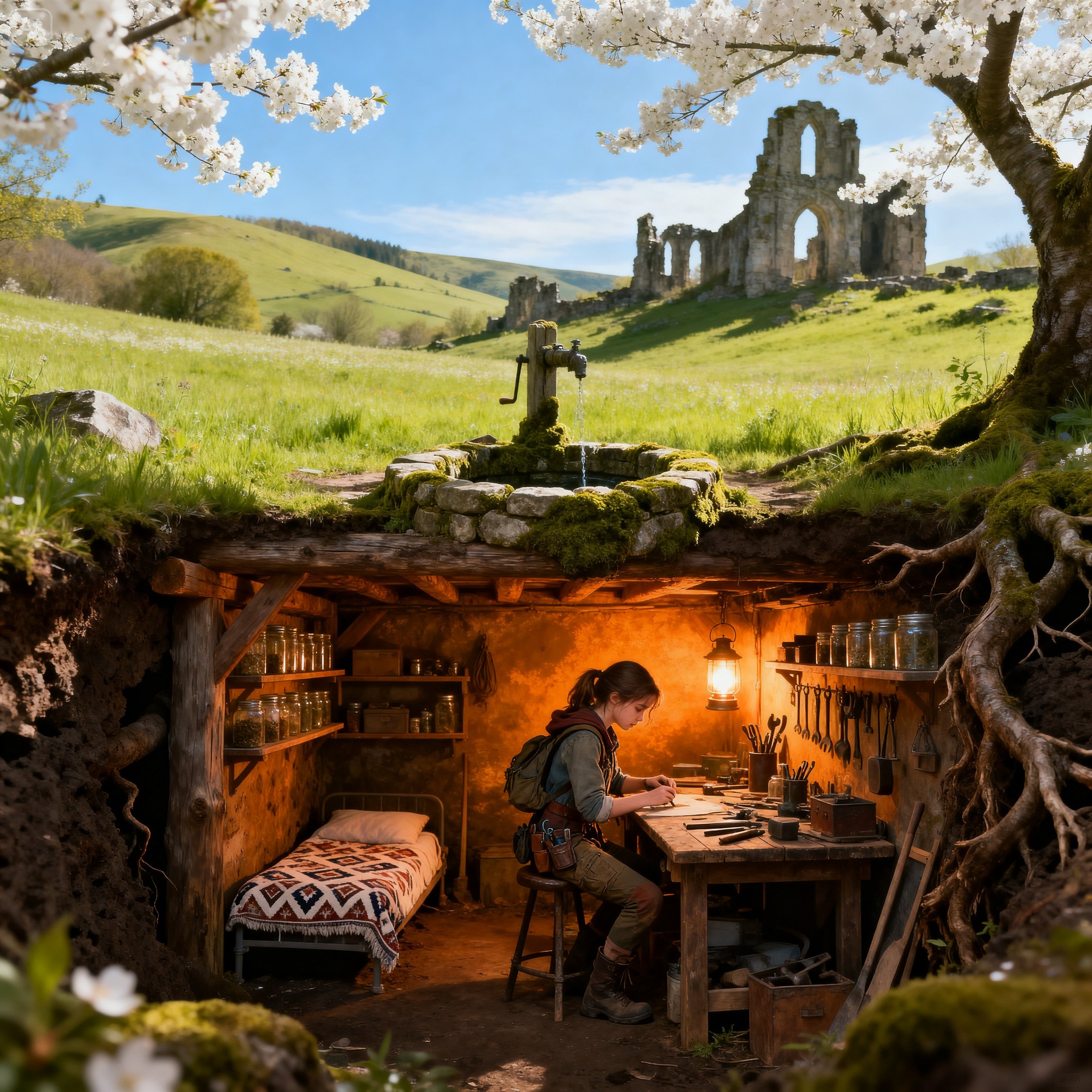 EXPELLED FROM HER HOME AT AGE 14, THE GIRL DUG A CAVE IN THE WELL; WHEN SPRING ARRIVED, SHE WAS THE ONLY ONE LEFT ALIVE.