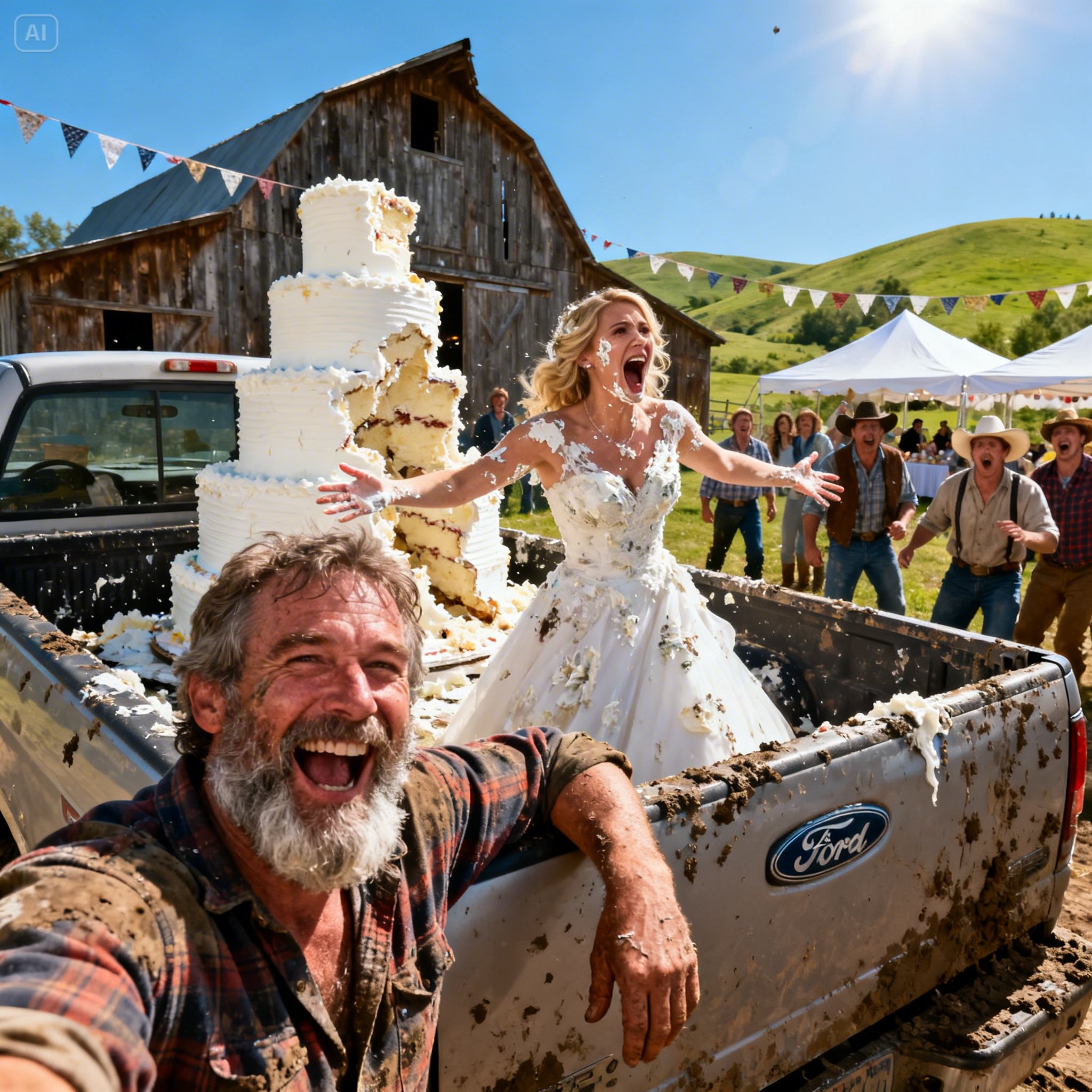 I pulled up to my own ranch that afternoon and found somebody elseโs birthday party in my field