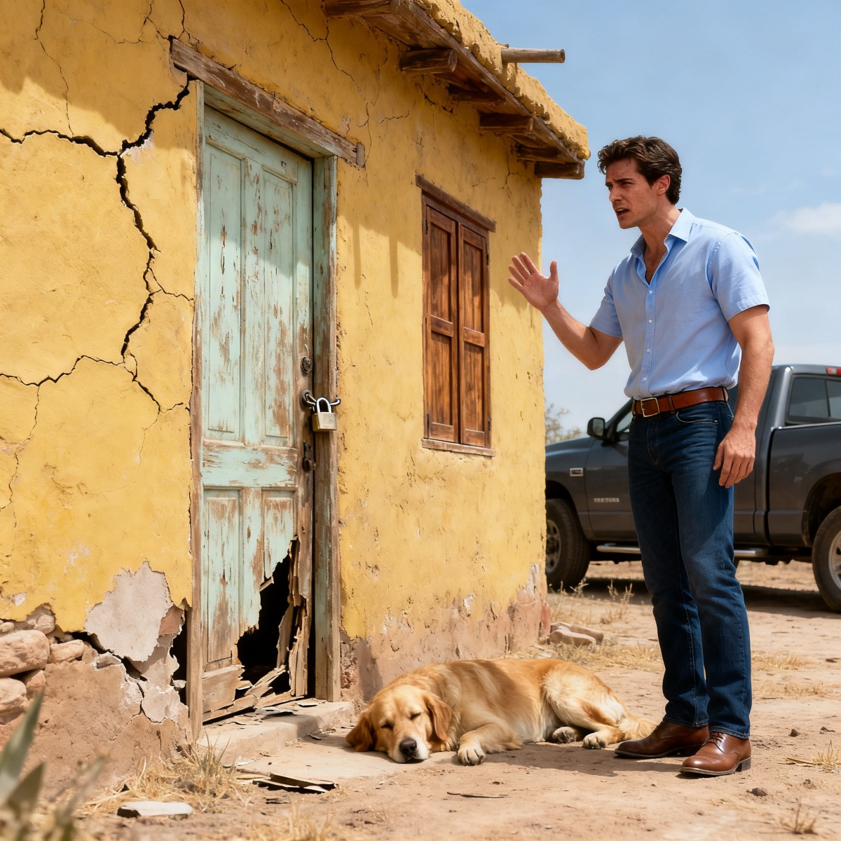 Rodrigo crossed the border back home after six years. He brought a new truck, cash in his pocket, and a single wish: to hug his mother.
