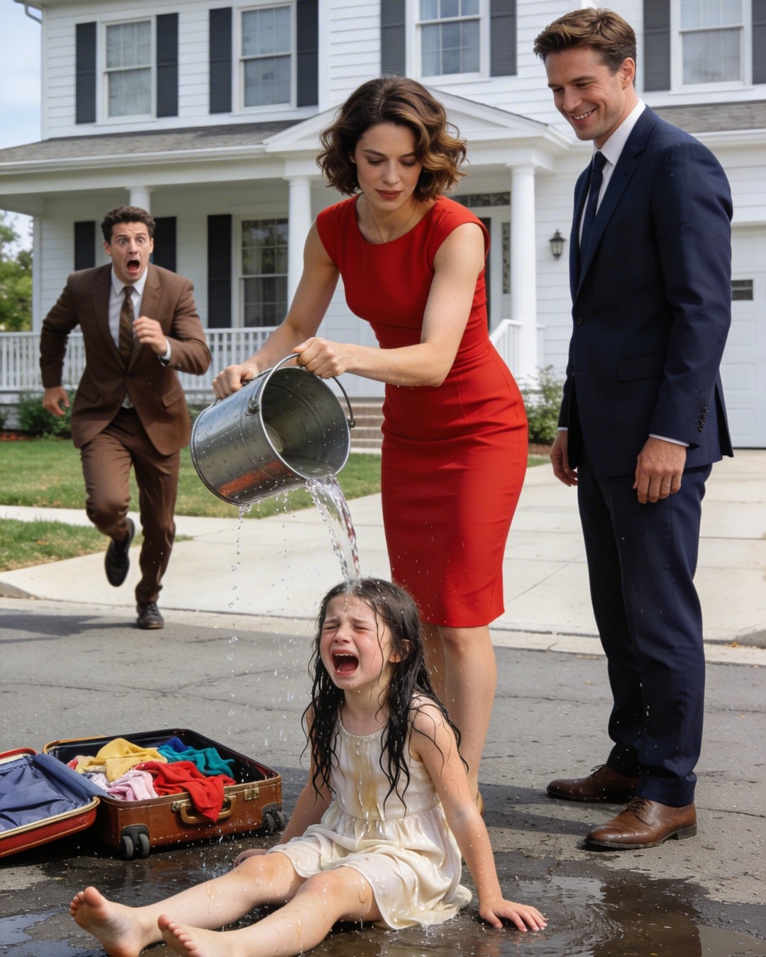 A little girl was kicked out of her home by her stepmother after her father’s funeral. But a billionaire ran in and said…