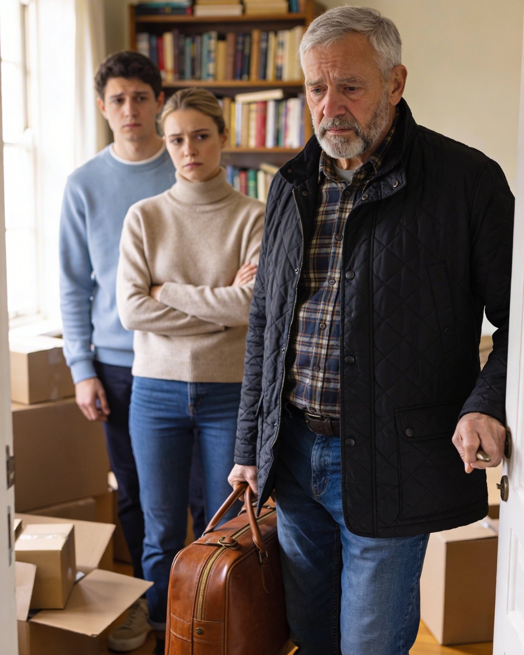 My daughter kicked me out of the house that I paid for myself. Hours later, a banker looked at my old blue card and whispered: “Mr. Alvarez… do you even know what is in this account?”