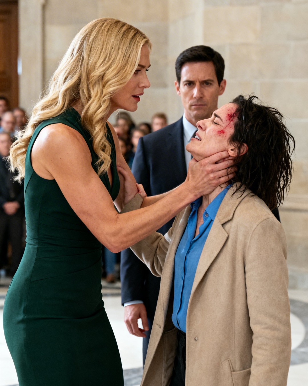 My husband’s mistress slapped me outside the courtroom. I didn’t cry, I didn’t scream…