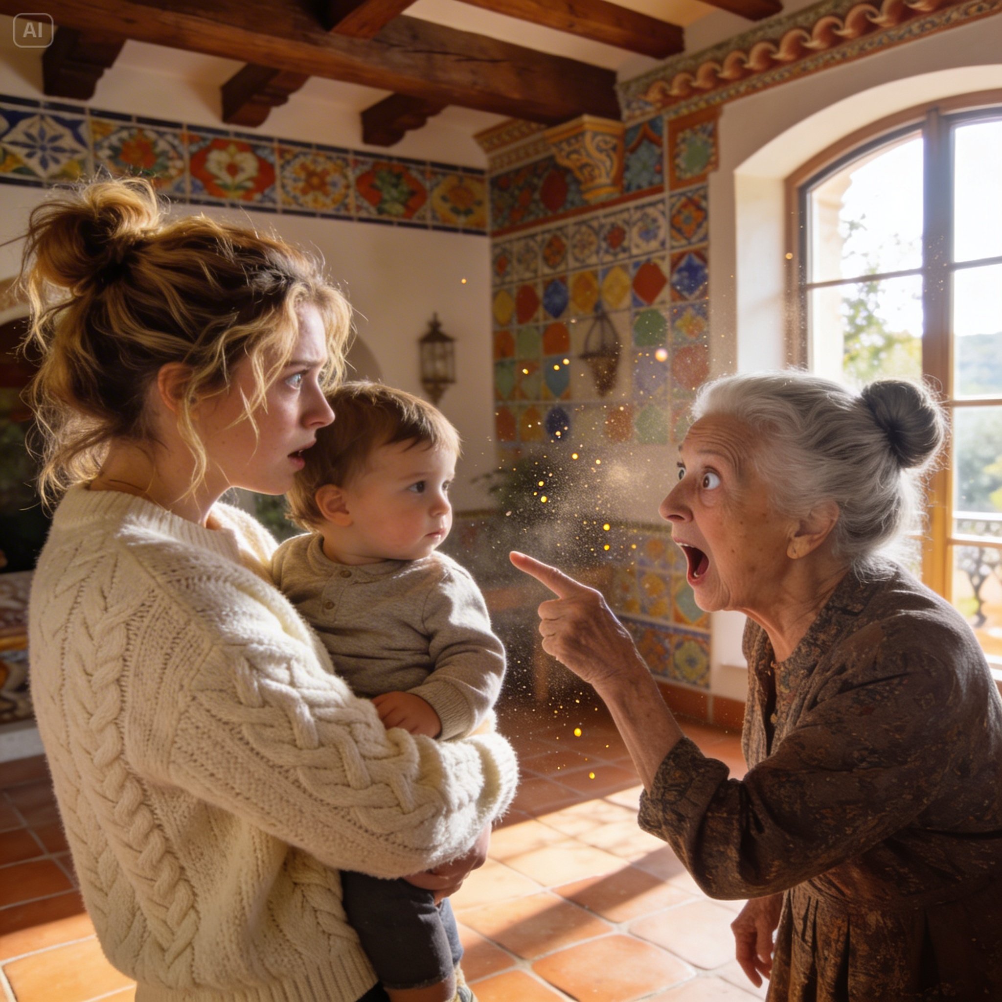 When my son was born, I finally took him to meet my mother for the first time. He was only one year old and still couldn’t speak. But that day, the moment my mother touched his hand, her face changed. Suddenly she shouted: “Get away from this child right now!” I looked at her, confused. “What do you mean?” I asked. Trembling, she whispered: “Look at this…”