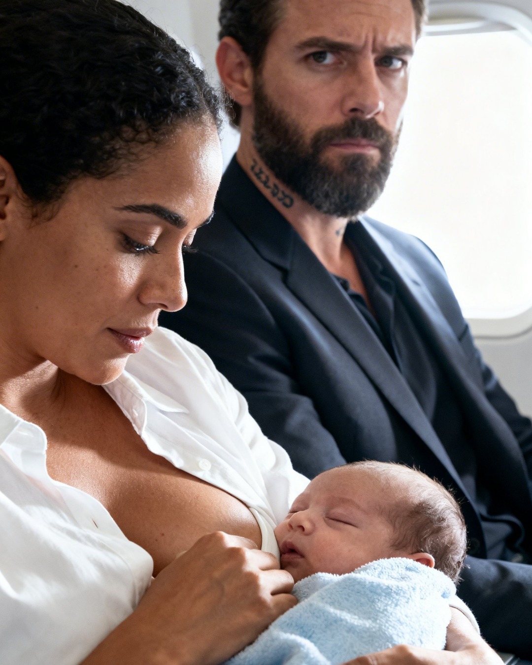 The MAFIA BOSS’S baby wouldn’t stop crying on the plane—until a SINGLE MOTHER saw him…