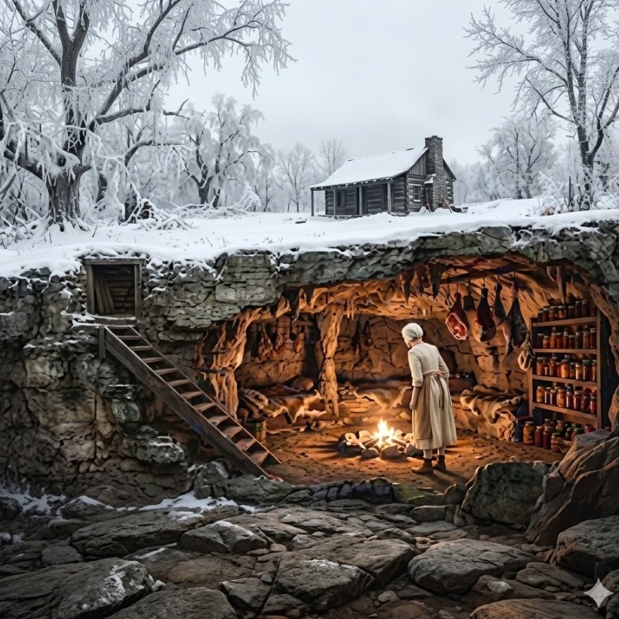 WIDOWED AT 26, SHE FOLLOWED THE STAIRS OF THE UNDERGROUND CELLAR BEYOND WHERE THEY SHOULD HAVE ENDED; THEY KEPT GOING UP.