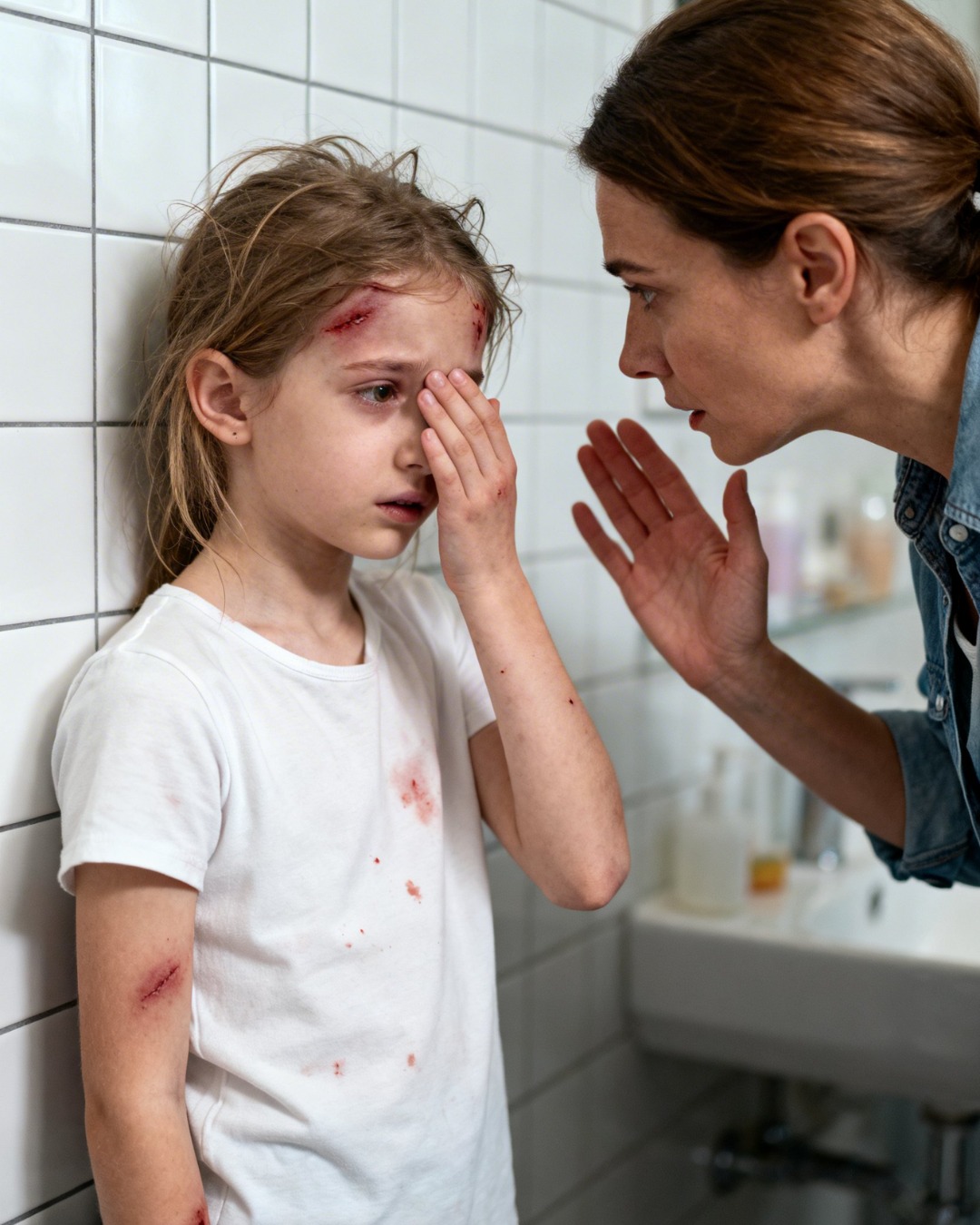 “Mom… I don’t want to take a bath anymore.
