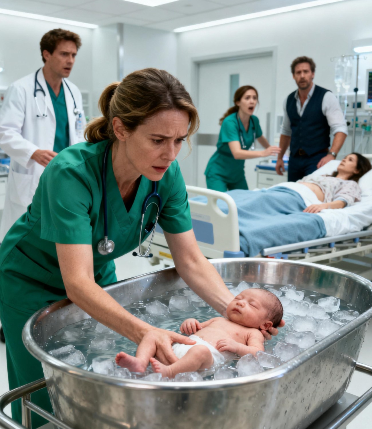 The tycoon’s baby died in the hospital…