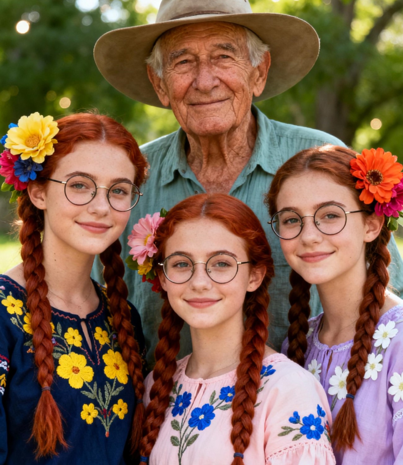 Abandoned by his wife when their 3 daughters were only 3 months old,