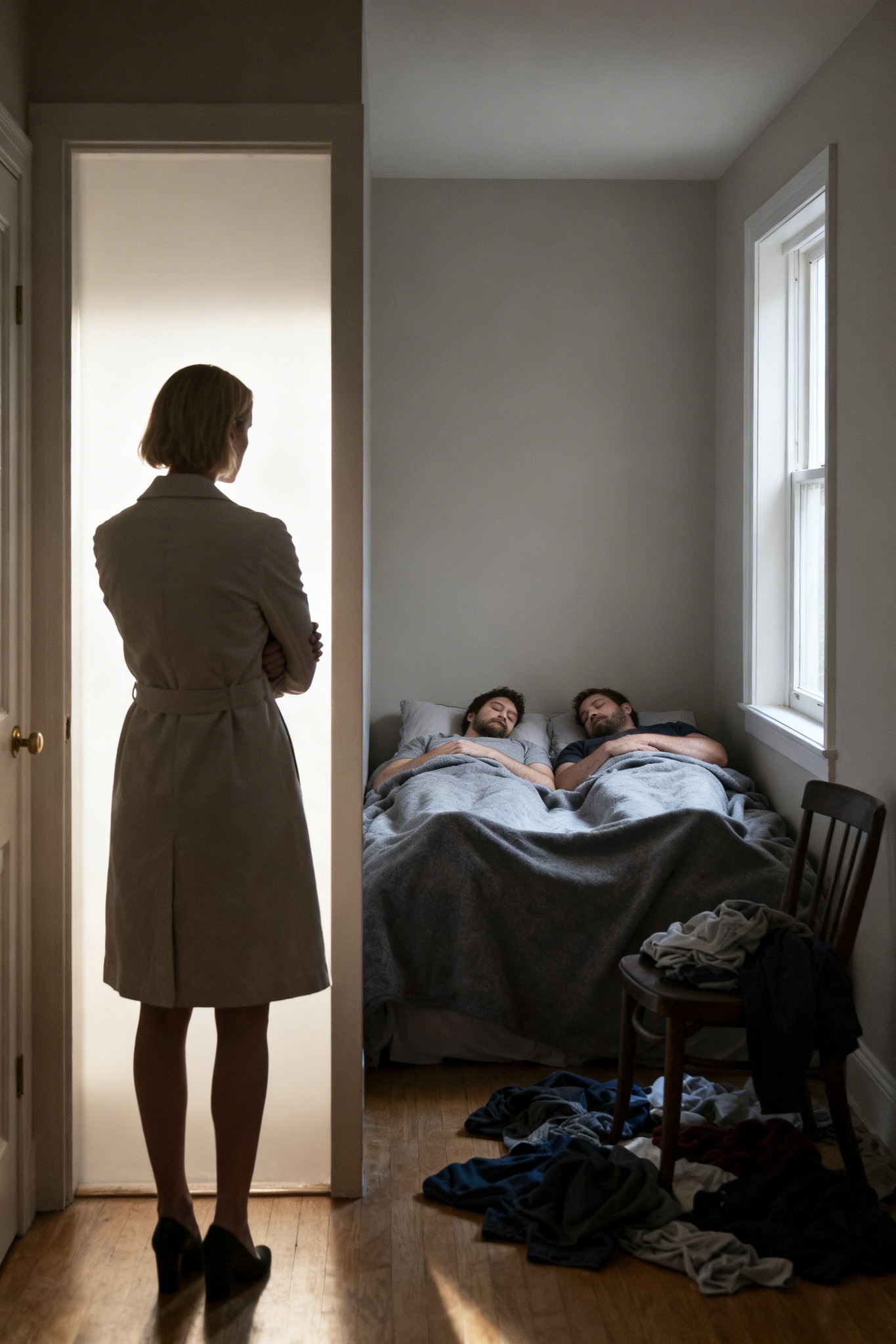 Today, around 11:00 AM, Clara returned home after a 4-month business trip.