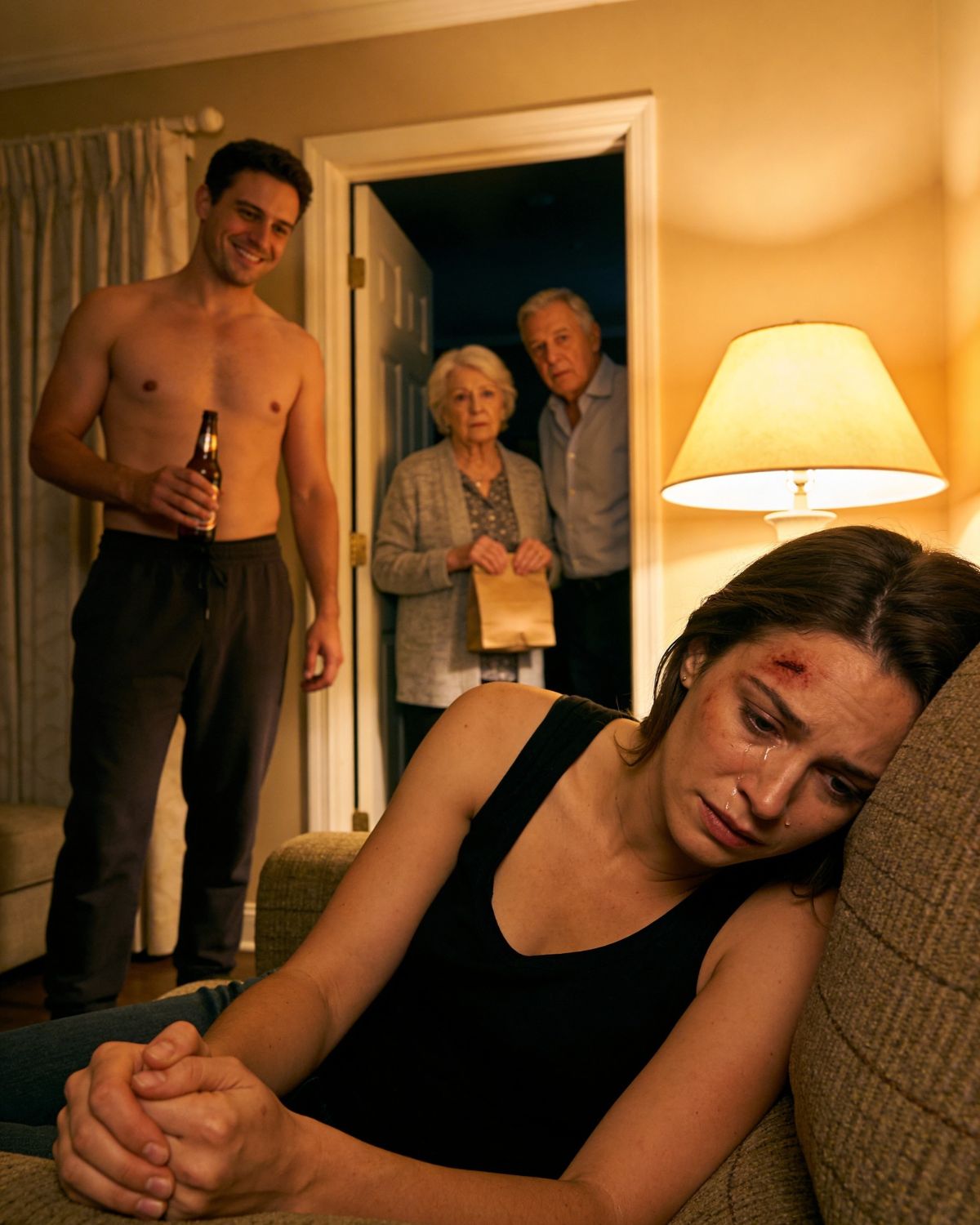 After my husband hit me…