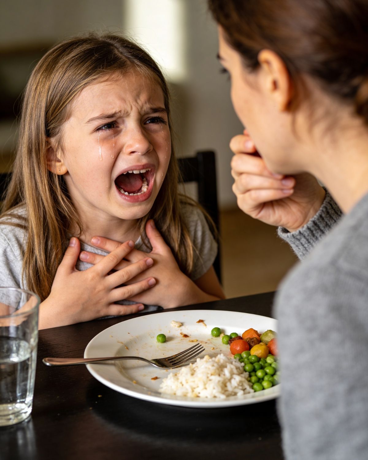 Since she moved in with us, my husband’s five-year-old daughter barely touched her food